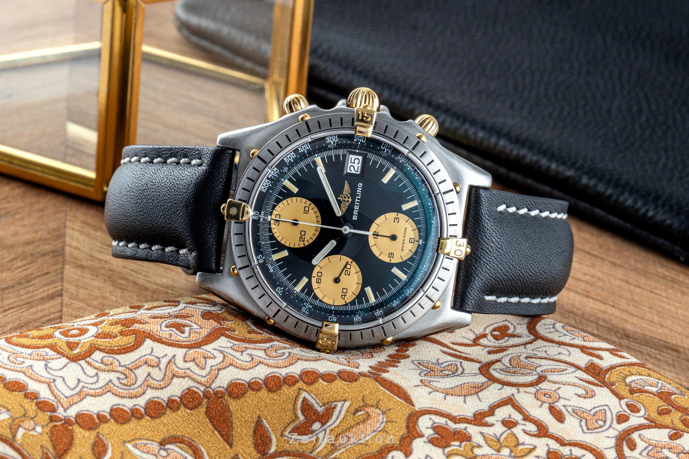 Breitling Chronomat chronographe acier / doré automatique Ref. 81.950  | Zeitauktion