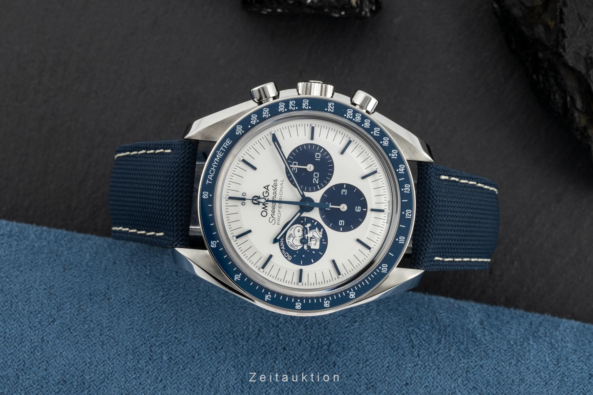 Omega Speedmaster chronograph steel manual winding Kal. 3861 Ref. 310.32.42.50.02.001  | Zeitauktion