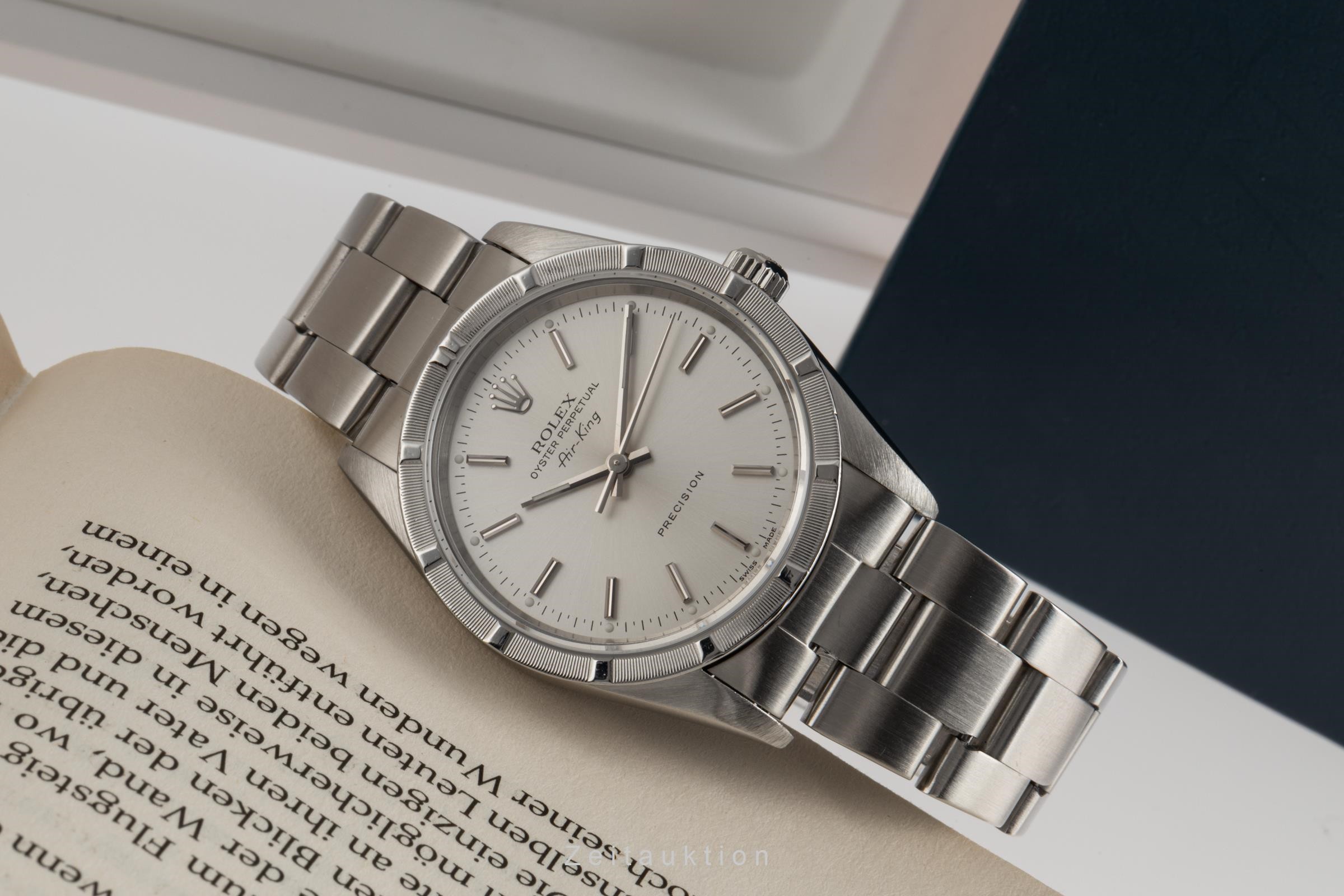 Rolex Air King Stahl Automatik Kal. 3000 Ref. 14010  | Zeitauktion