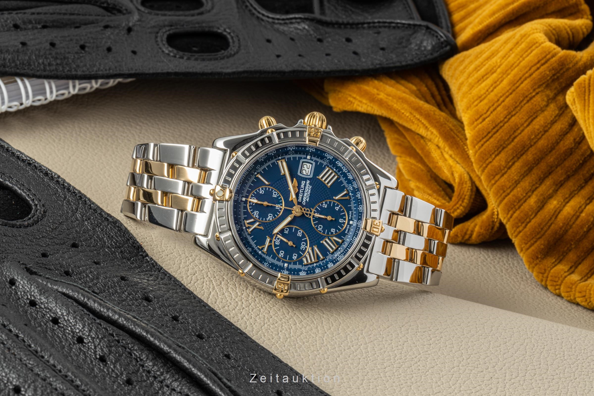 Breitling Crosswind chronograph steel / gold automatic Kal. B13 Ref. B13055  | Zeitauktion