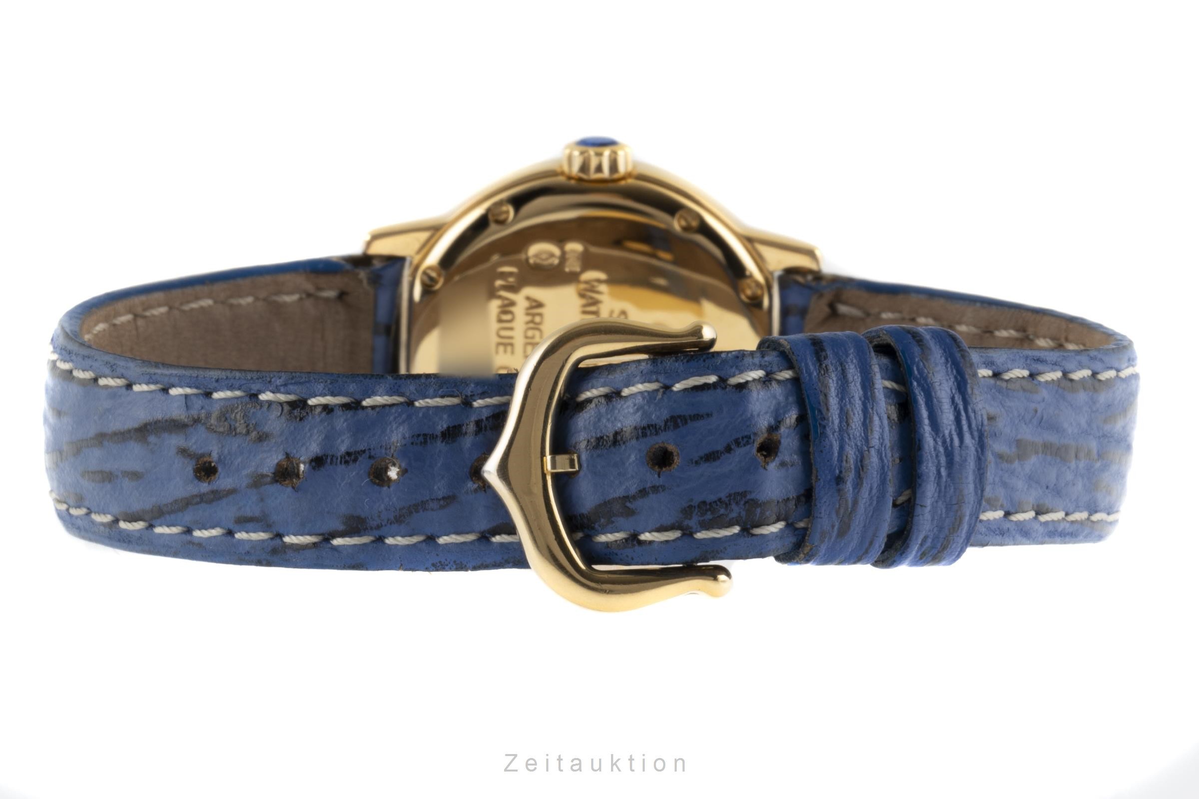 Cartier Vermeil argento dorato quarzo Kal. 157.06 Ref. 1801  | Zeitauktion