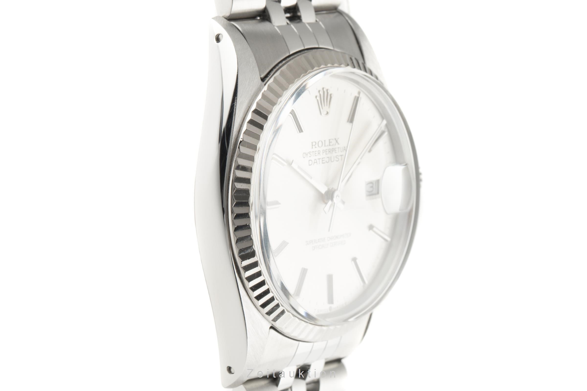 Rolex Datejust acciaio / oro bianco automatismo Kal. 3035 Ref. 16014  | Zeitauktion