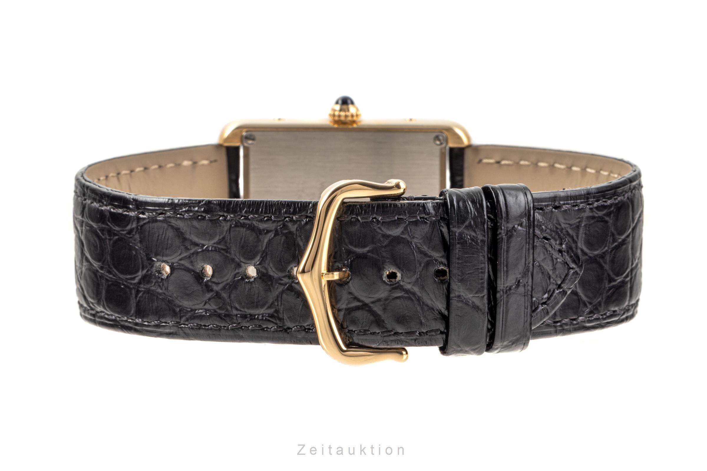 Cartier Tank 18 ct gold quartz Kal. 690 Ref. W5200004, 3167  | Zeitauktion