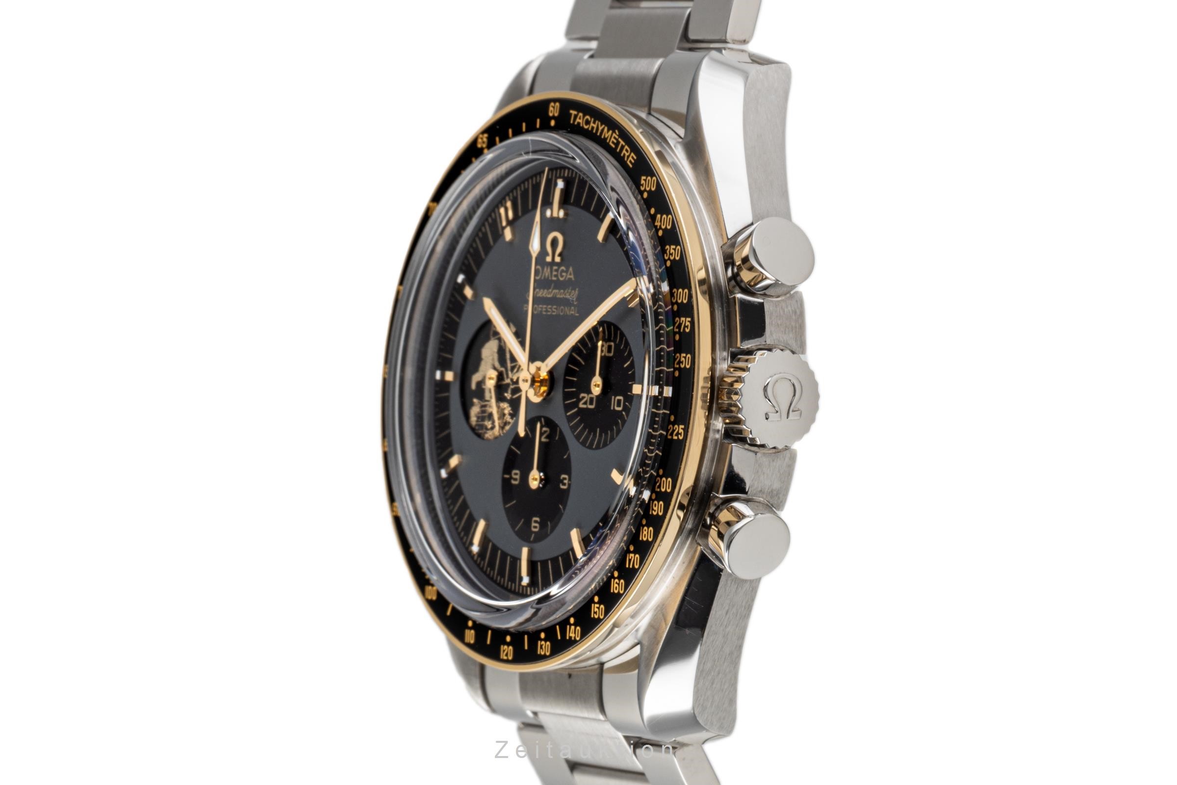 Omega Speedmaster Moonwatch Chronograph Stahl / Gold Handaufzug Kal. 3861 Ref. 310.20.42.50.01.001 LIMITED EDITION | Zeitauktion