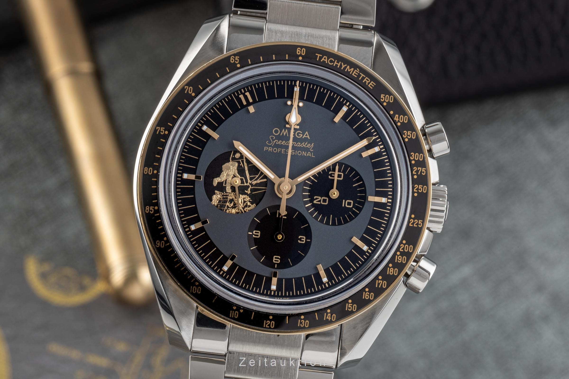 Omega Speedmaster Moonwatch chronograph steel gold manual winding Kal. 3861 Ref. 310.20.42.50.01.001 LIMITED EDITION 2206746