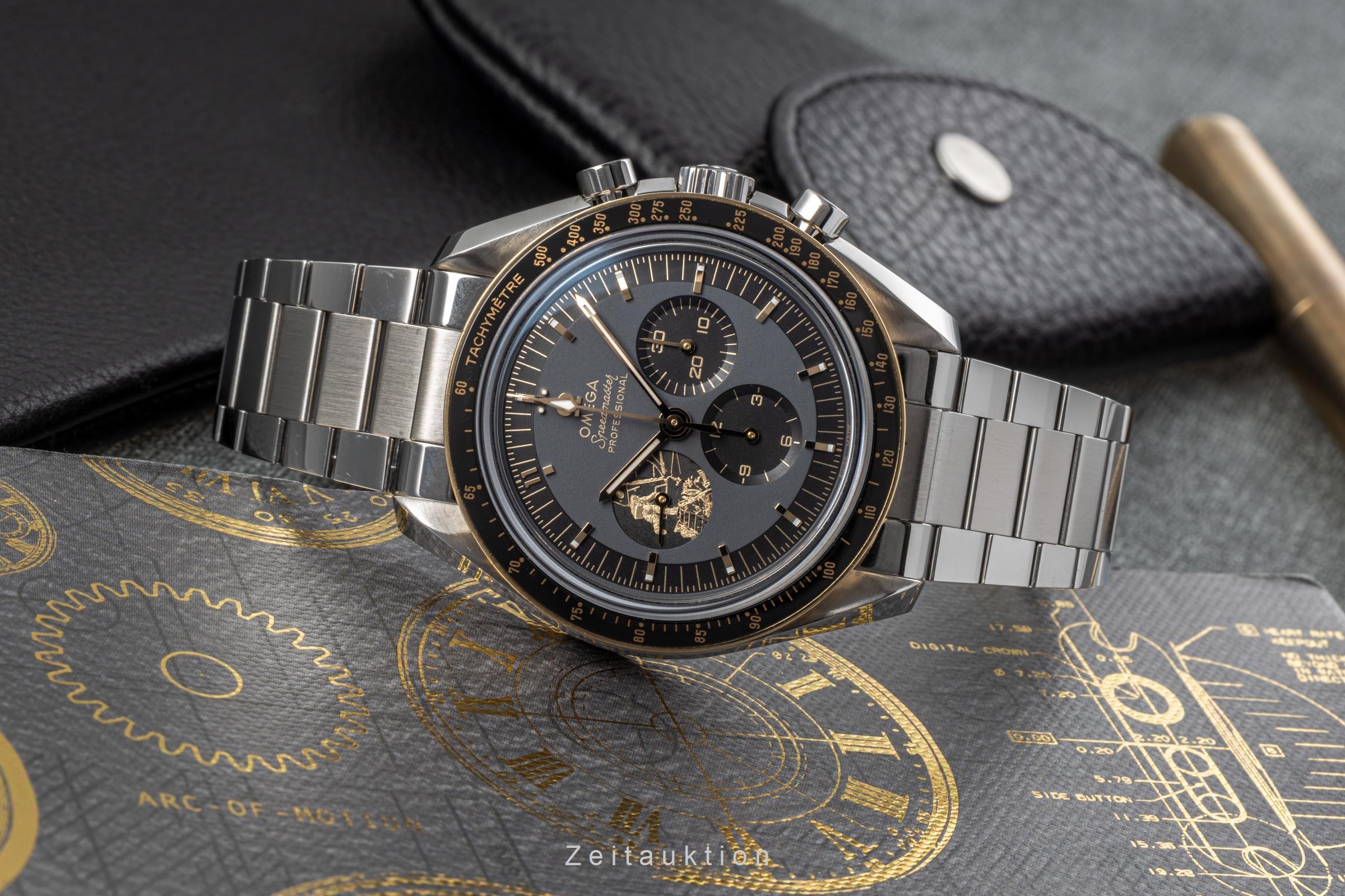 Omega Speedmaster Moonwatch Chronograph Stahl / Gold Handaufzug Kal. 3861 Ref. 310.20.42.50.01.001 LIMITED EDITION | Zeitauktion