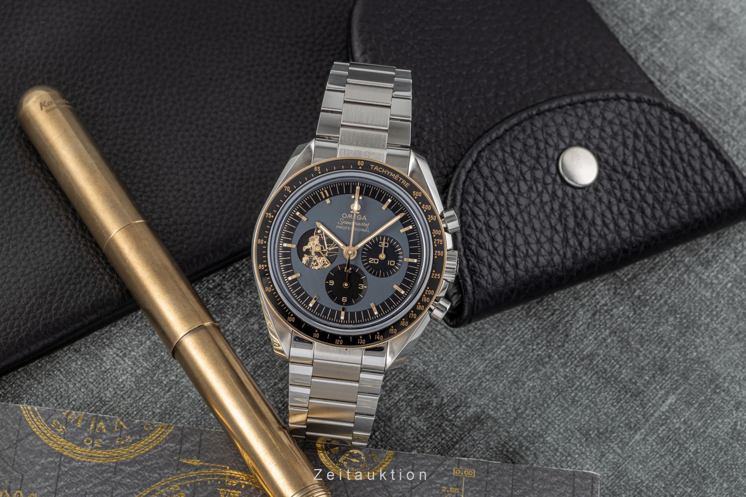 Omega Speedmaster Moonwatch cronógrafo acero / oro cuerda manual Kal. 3861 Ref. 310.20.42.50.01.001 LIMITED EDITION | Zeitauktion