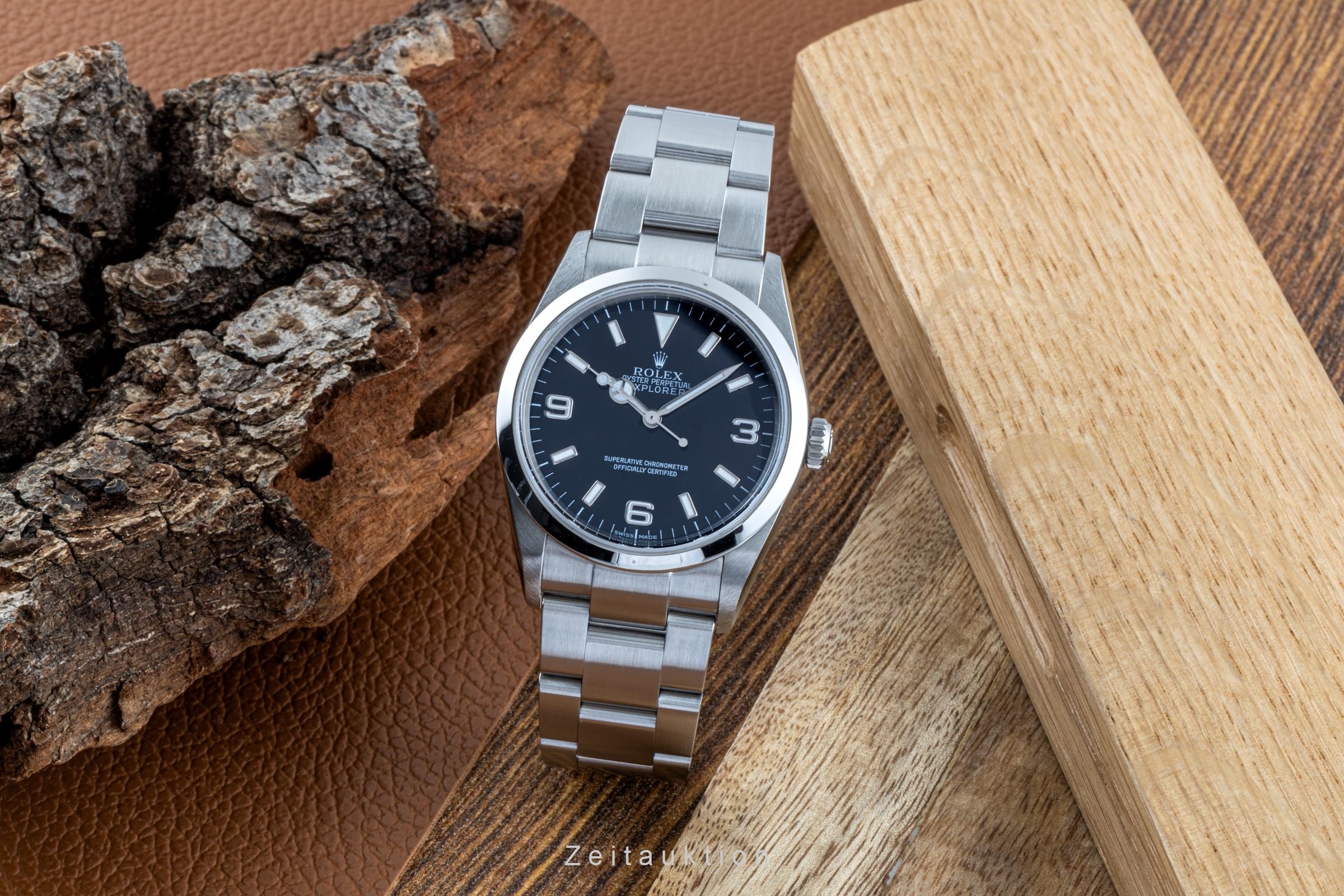 Rolex Explorer steel automatic Kal. 3130 Ref. 114270  | Zeitauktion