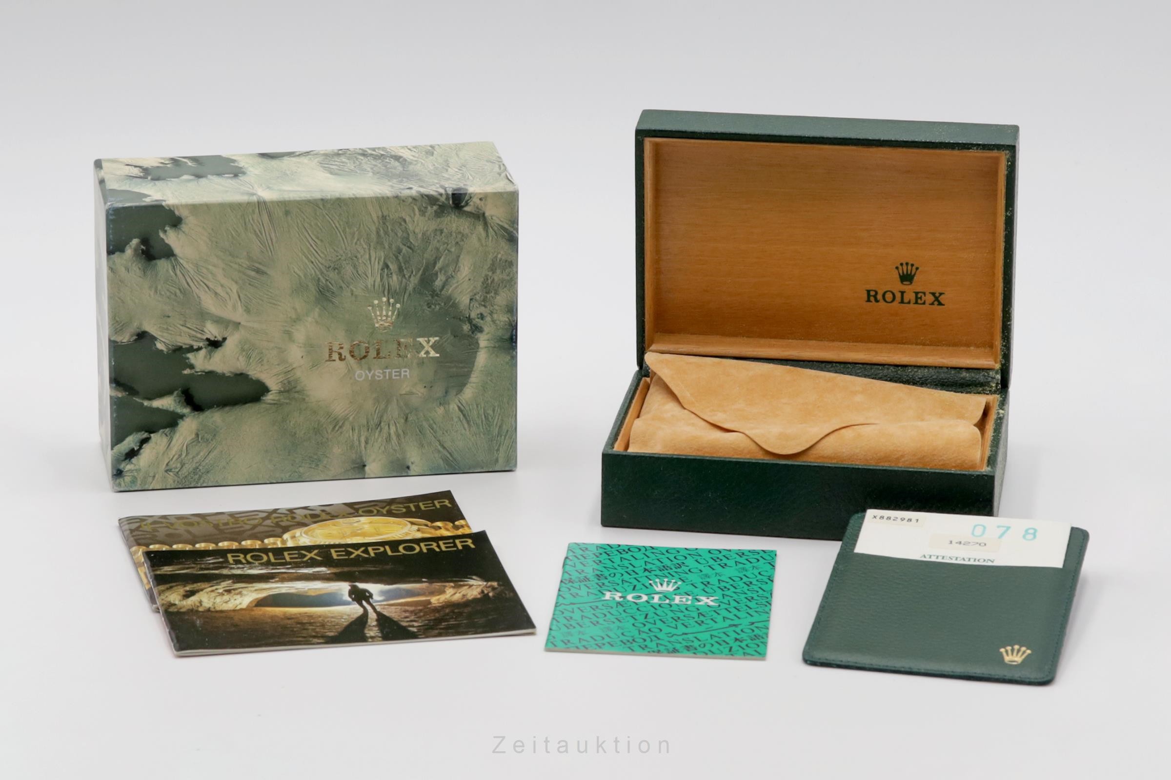 Rolex Explorer acciaio automatismo Kal. 3000 Ref. 14270  | Zeitauktion