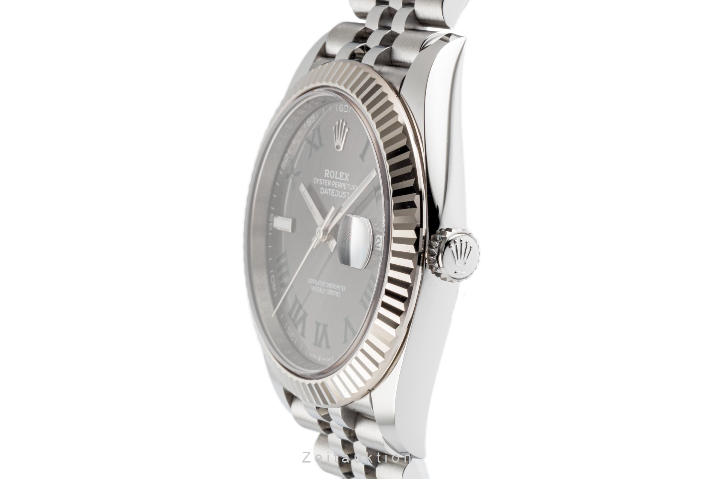 Rolex Datejust steel / white gold automatic Kal. 3235 Ref. 126334  | Zeitauktion