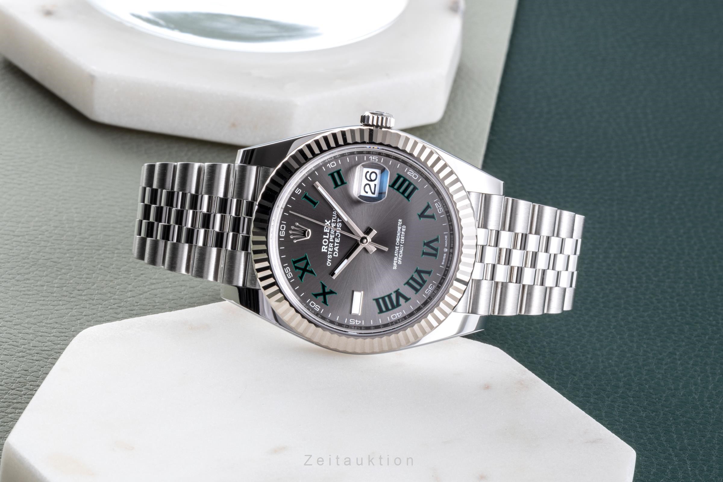 Rolex Datejust steel / white gold automatic Kal. 3235 Ref. 126334  | Zeitauktion