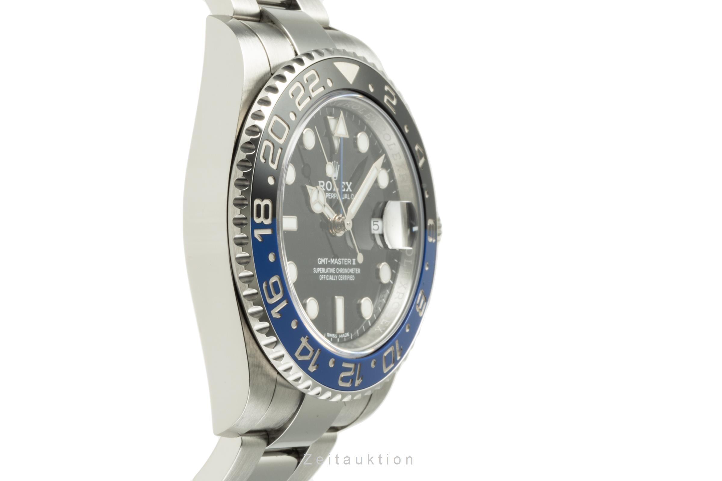 Rolex GMT-Master II Stahl Automatik Kal. 3185 Ref. 116710BLNR  | Zeitauktion