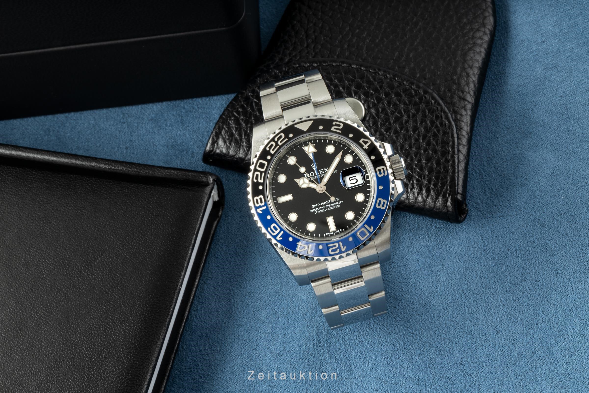 Rolex GMT-Master II Stahl Automatik Kal. 3185 Ref. 116710BLNR  | Zeitauktion