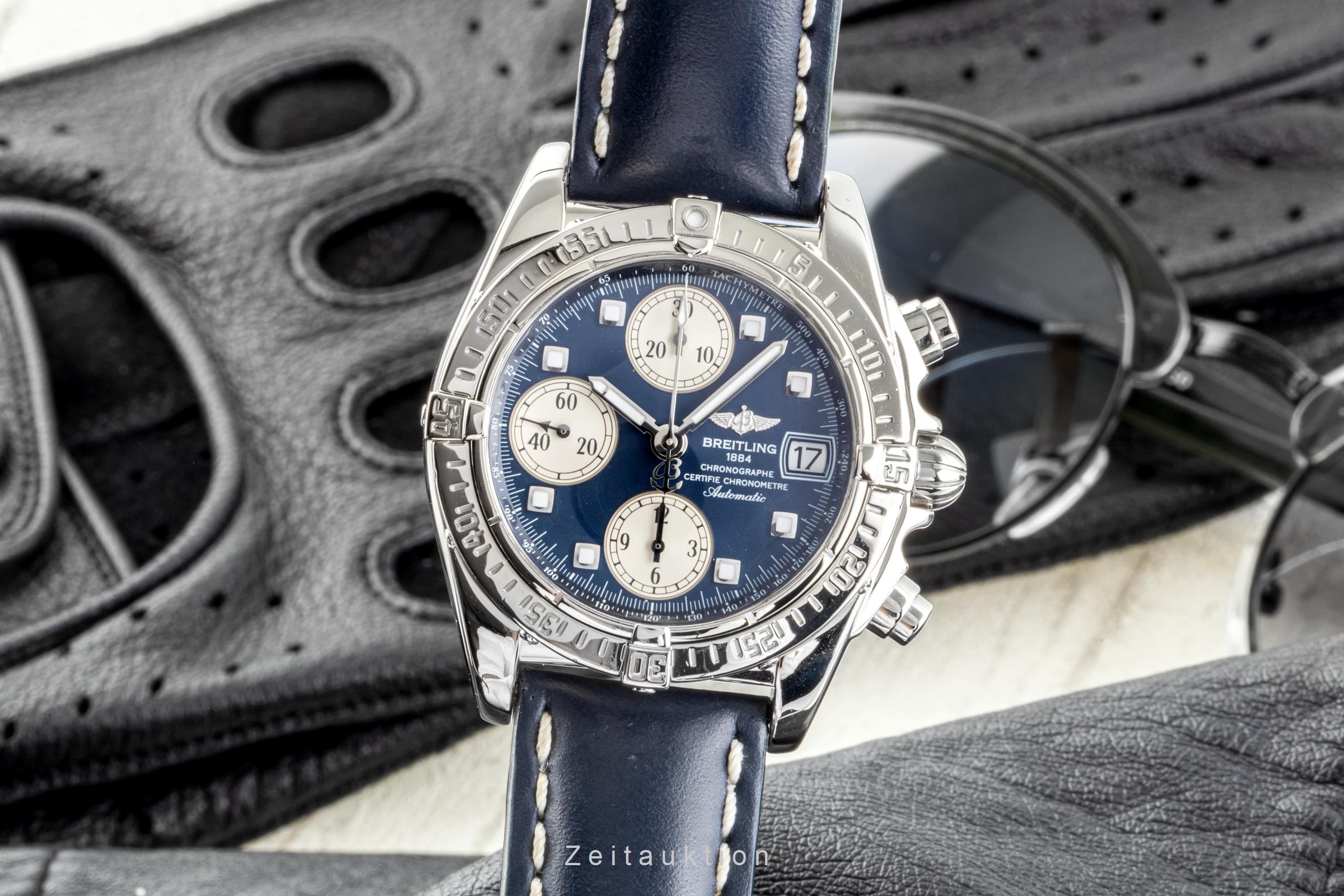 Breitling Cockpit cronografo acciaio automatismo Kal. B13 Ref. A13357  | Zeitauktion