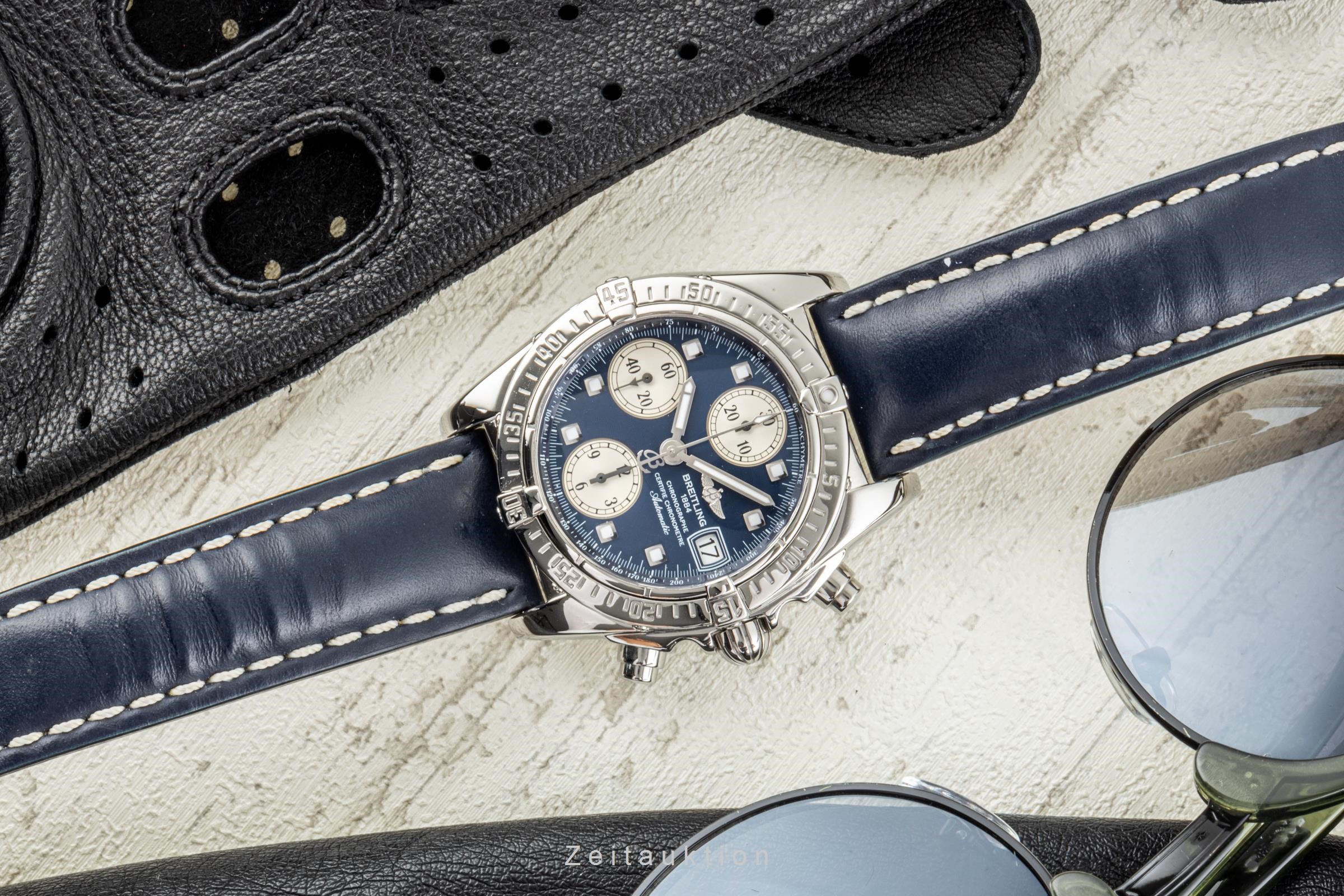 Breitling Cockpit chronographe acier automatique Kal. B13 Ref. A13357  | Zeitauktion