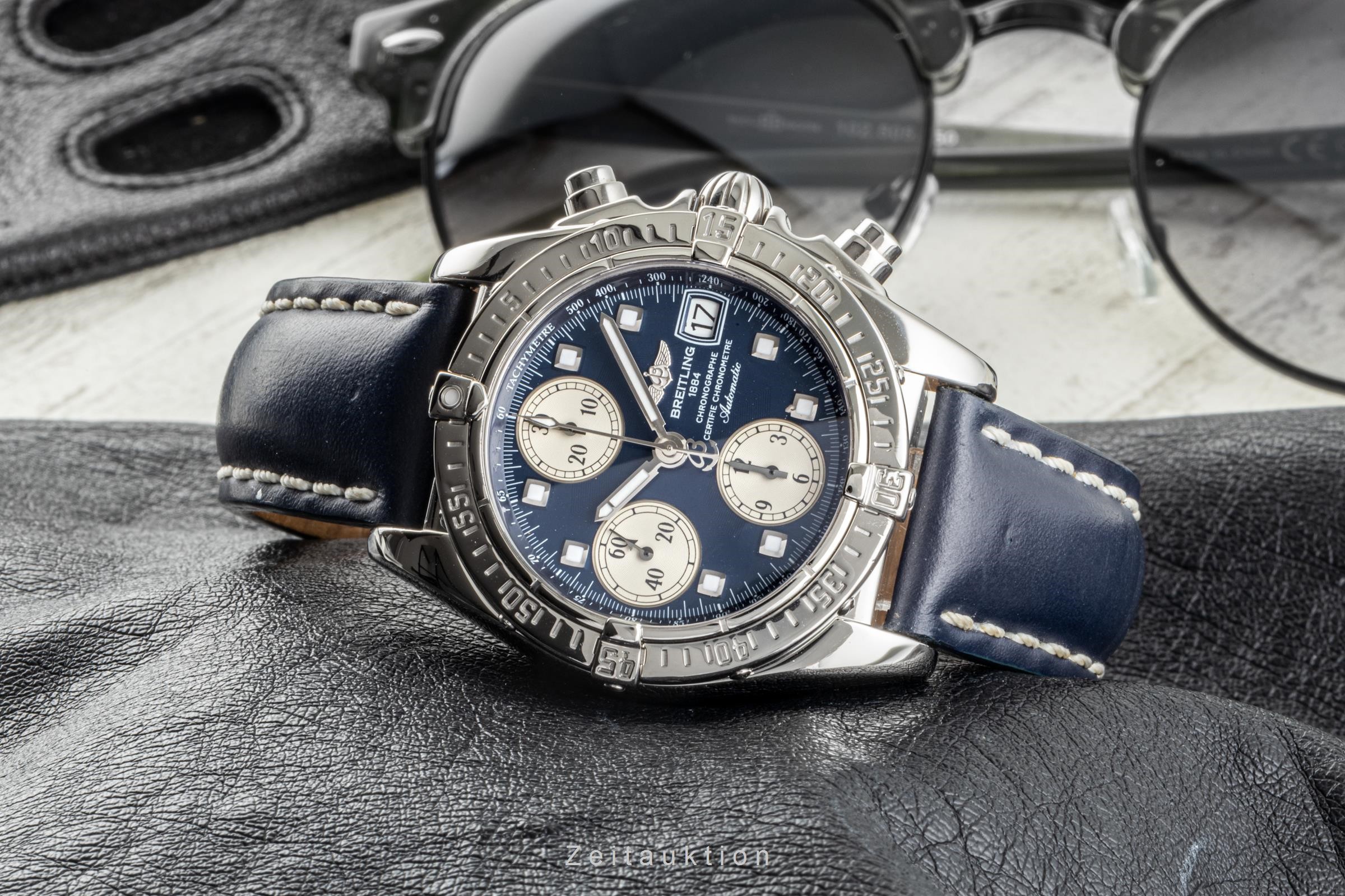 Breitling Cockpit cronografo acciaio automatismo Kal. B13 Ref. A13357  | Zeitauktion