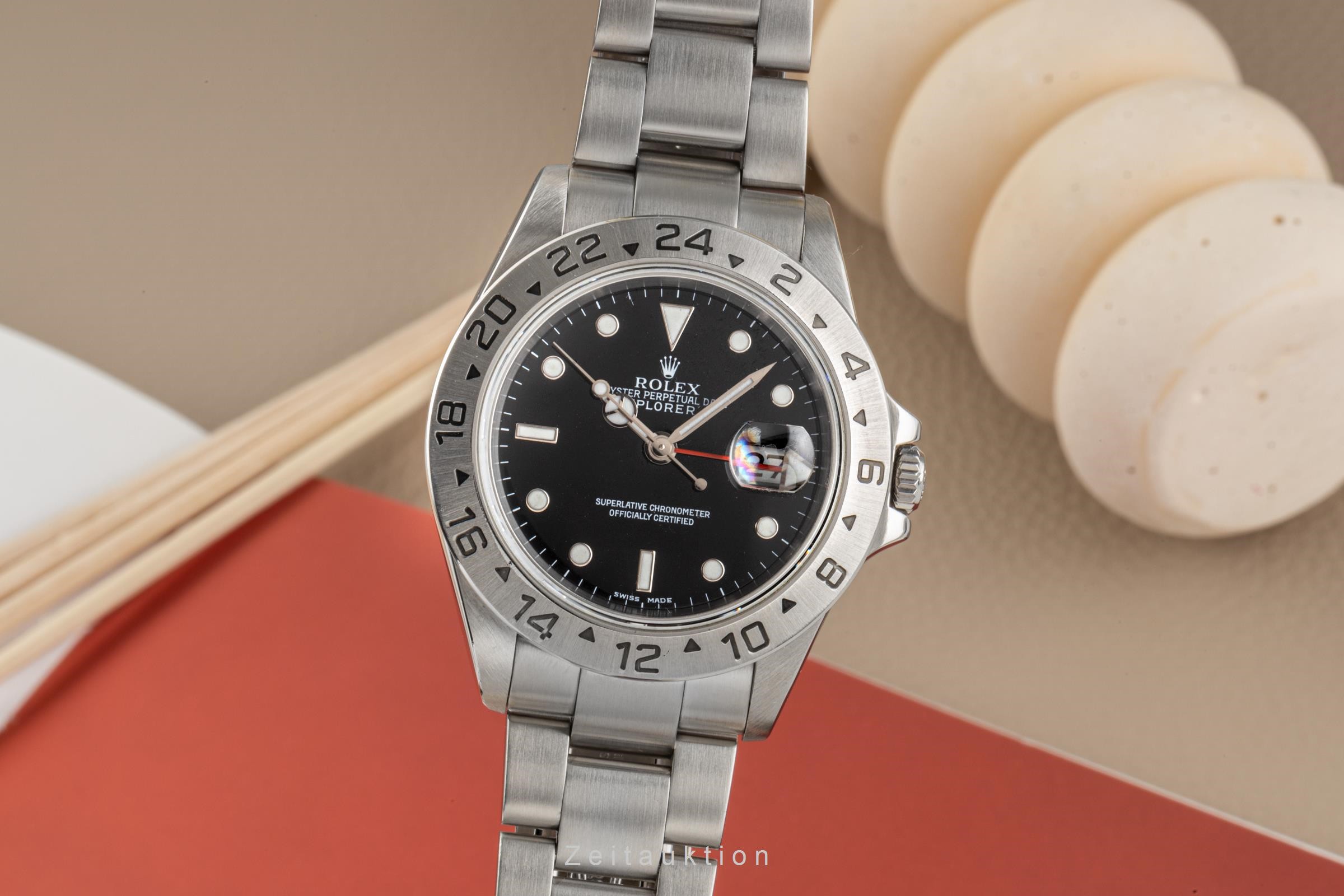 Rolex Explorer II Stahl Automatik Kal. 3185 Ref. 16570  | Zeitauktion
