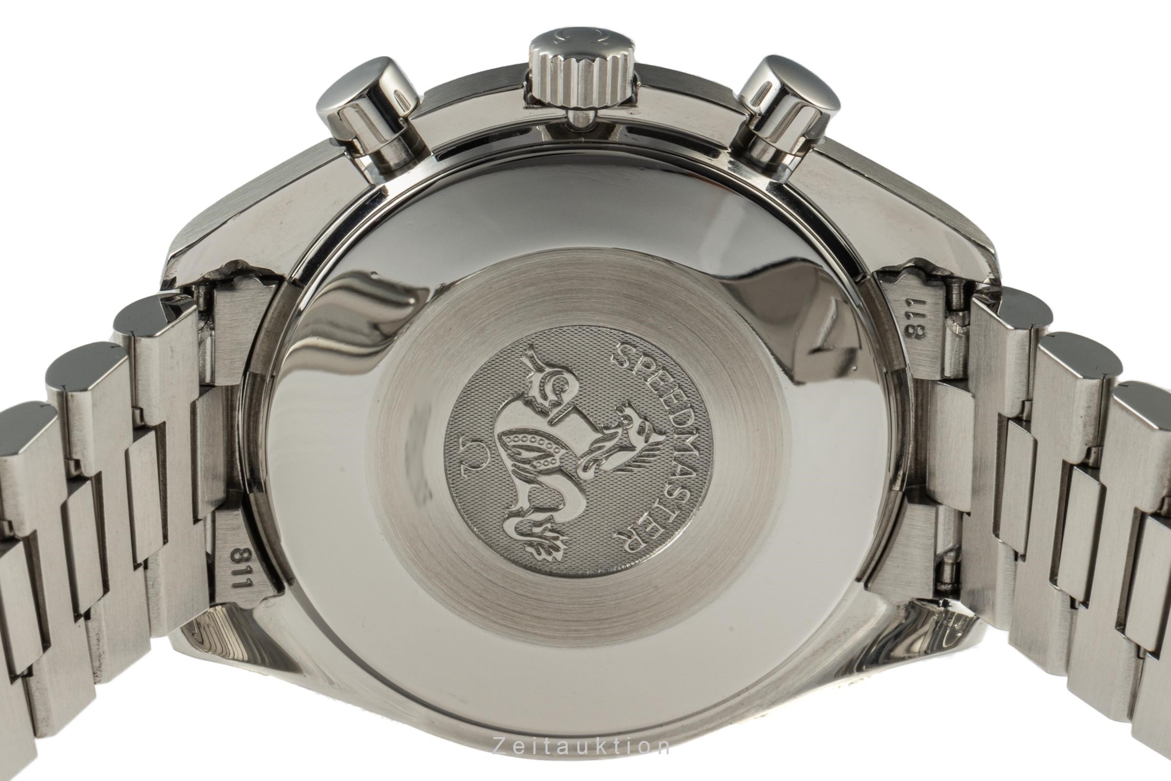 Omega Speedmaster chronograph steel automatic Kal. 3220A Ref. 3510.50.00  | Zeitauktion