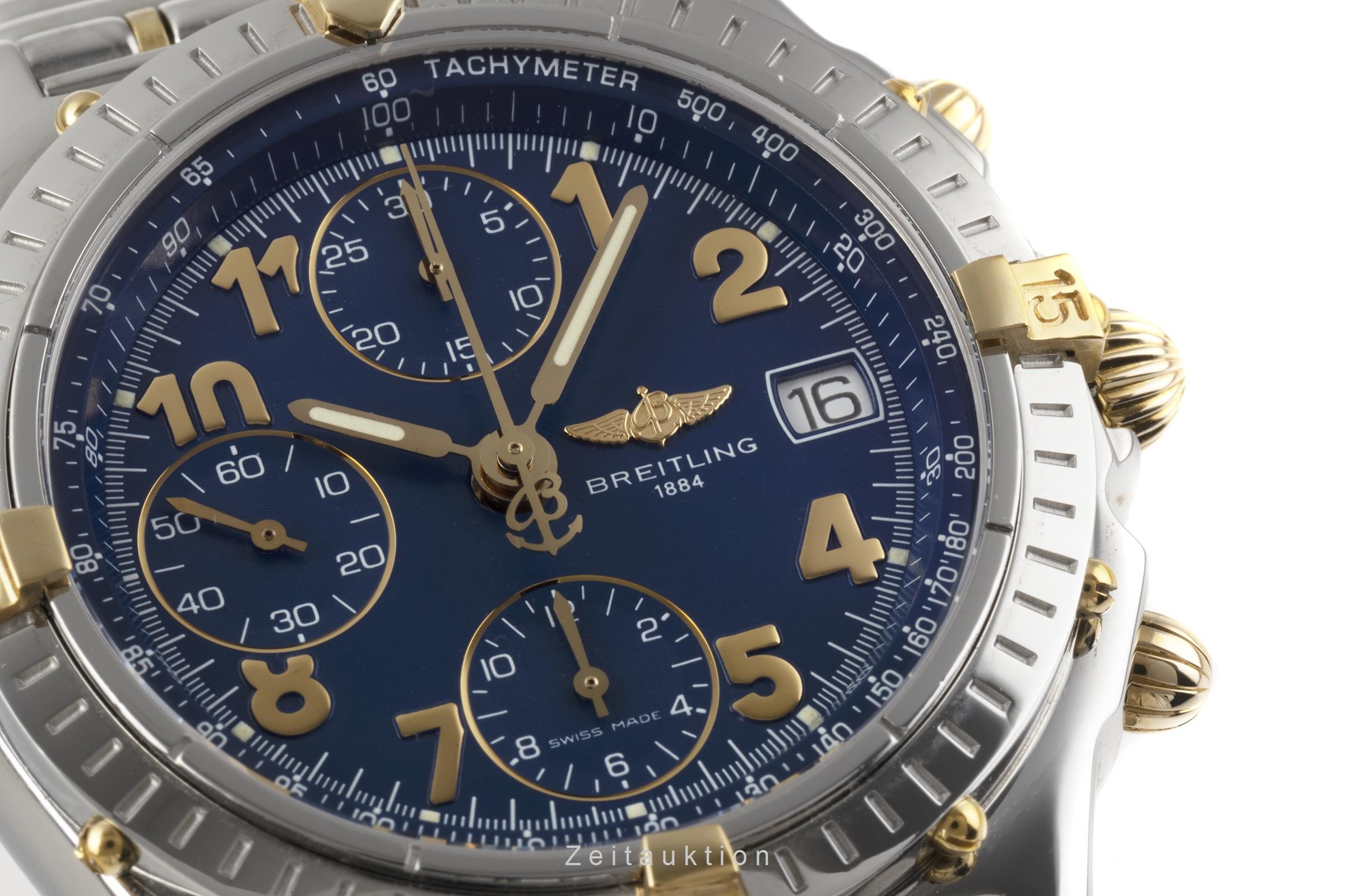 Breitling Chronomat chronograph steel / gold automatic Kal. B13 Ref. B13050.1  | Zeitauktion