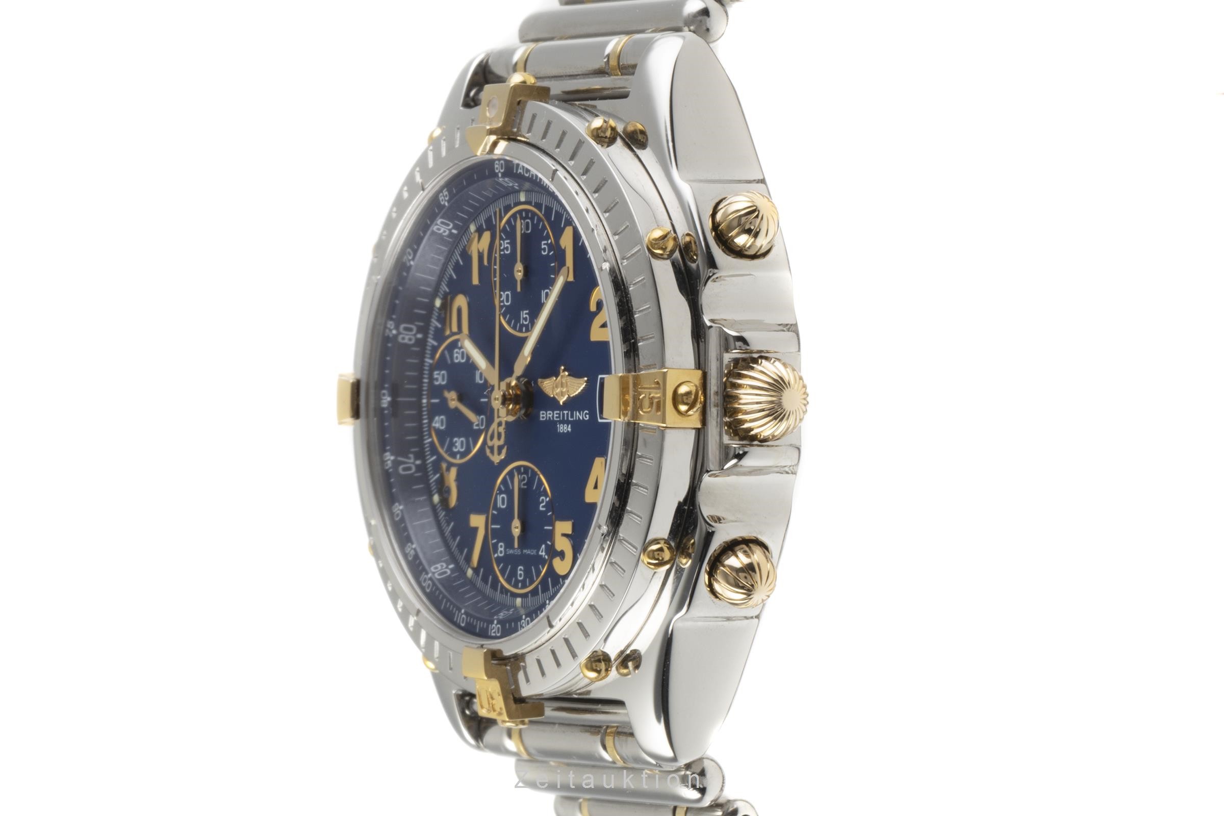 Breitling Chronomat chronograph steel / gold automatic Kal. B13 Ref. B13050.1  | Zeitauktion