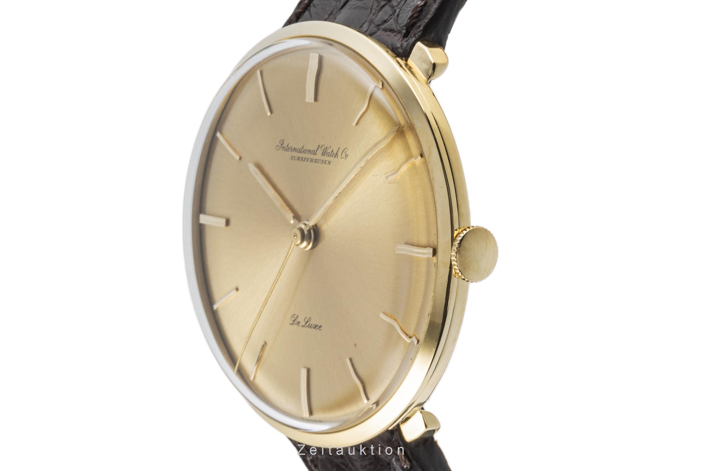 IWC De Luxe 18k Gold Handaufzug Kal. C401  | Zeitauktion