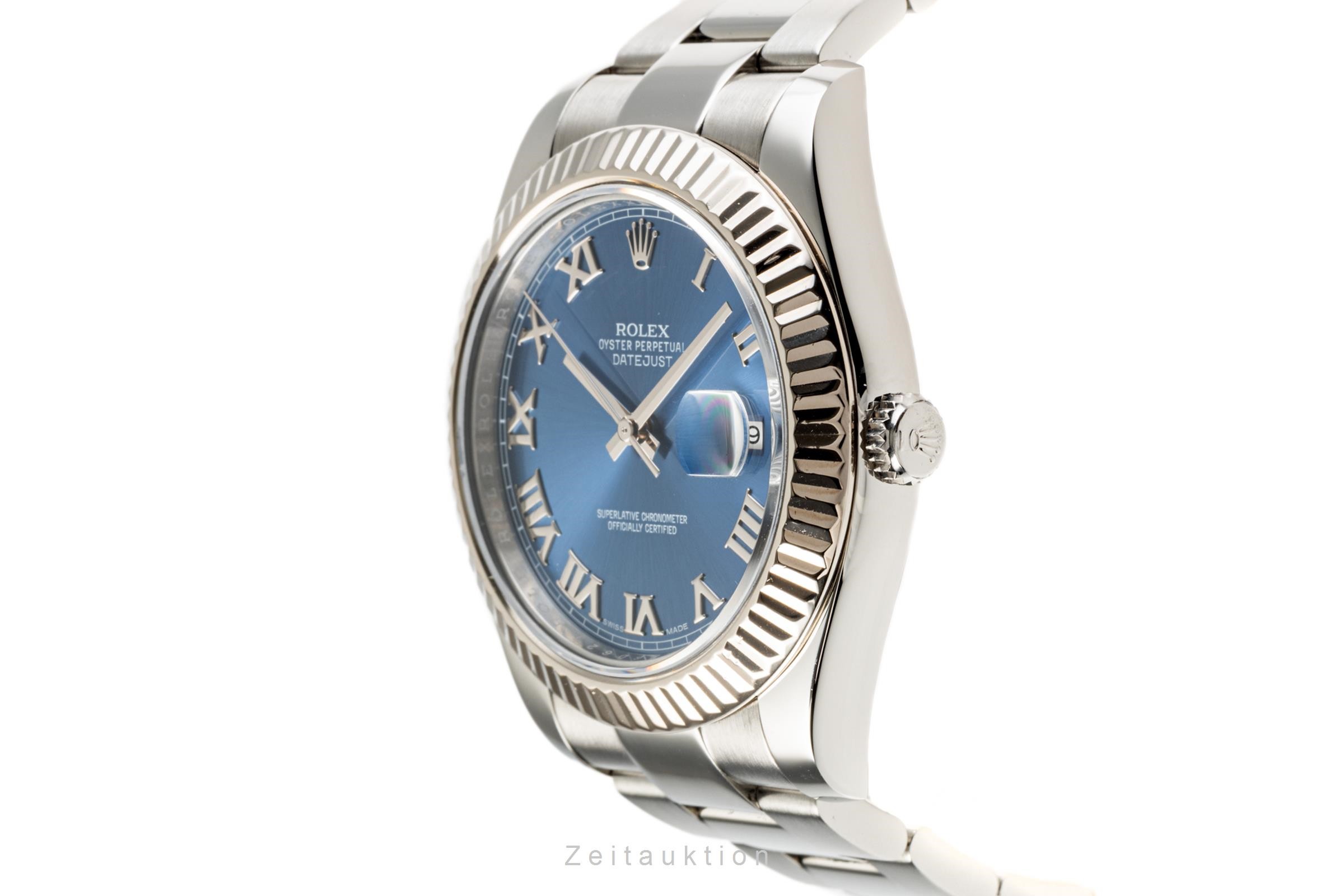 Rolex Datejust acier / or blanc automatique Kal. 3136 Ref. 116334  | Zeitauktion