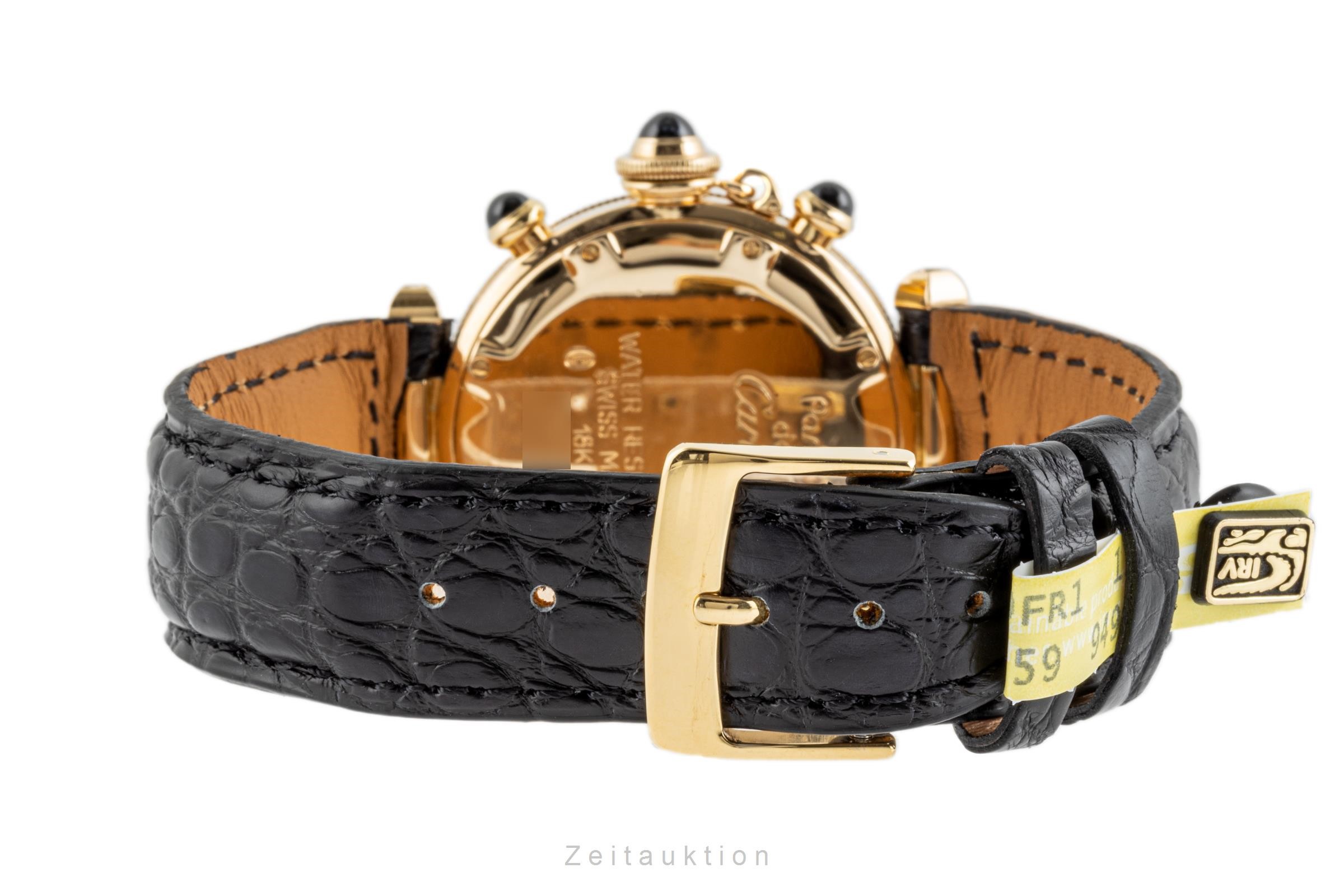 Cartier Pasha chronograph 18 ct gold quartz Kal. 212P Ref. 1353  | Zeitauktion