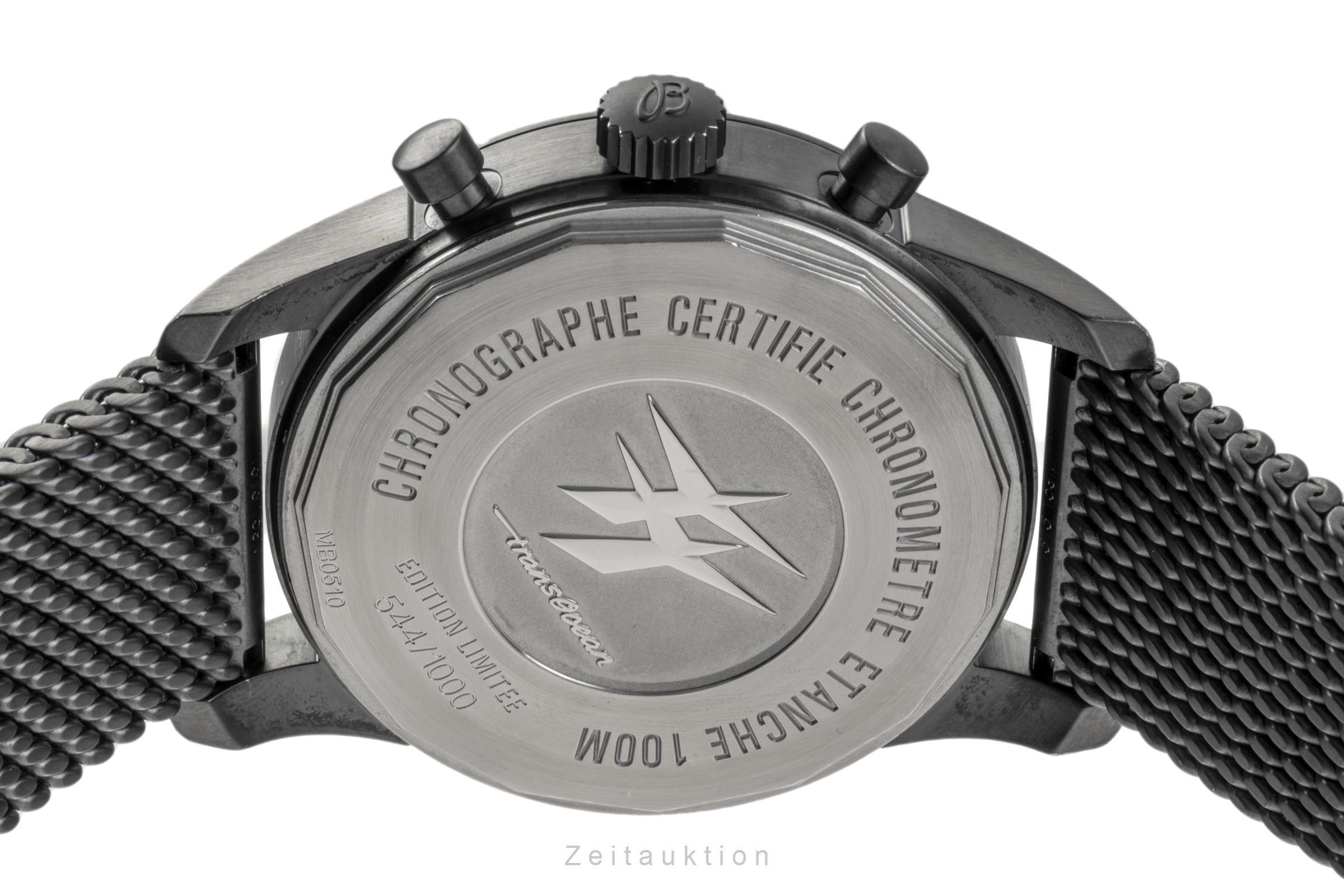 Breitling Transocean chronograph steel automatic Kal. B05 Ref. MB0510  | Zeitauktion