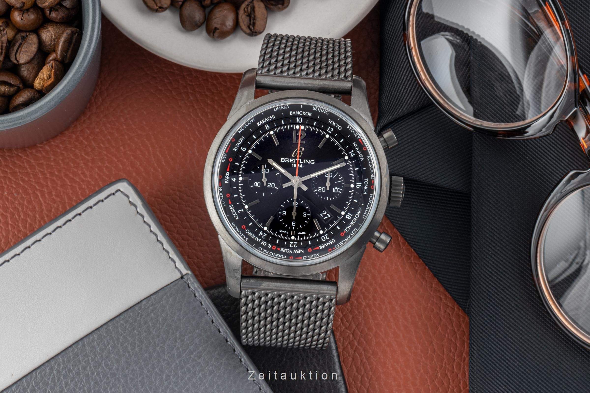 Breitling Transocean chronograph steel automatic Kal. B05 Ref. MB0510  | Zeitauktion