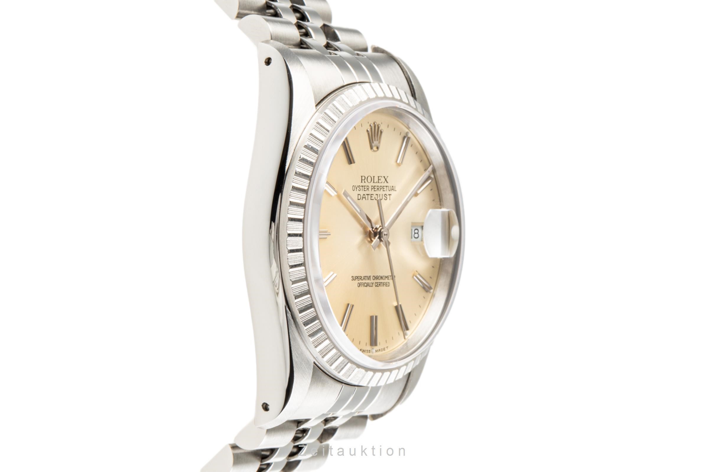 Rolex Datejust Stahl Automatik Kal. 3135 Ref. 16220  | Zeitauktion