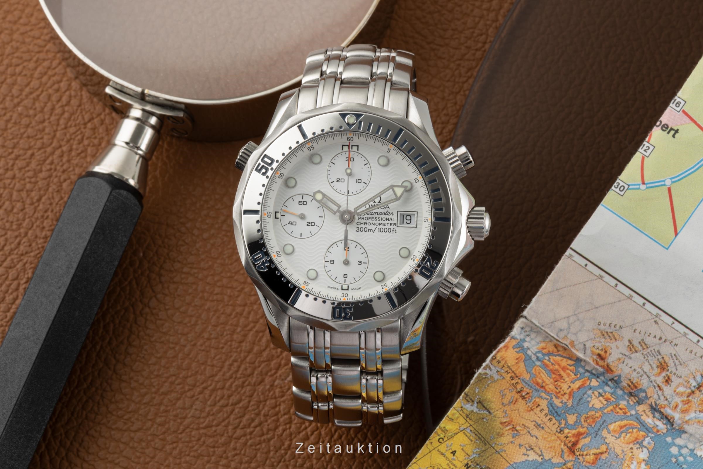 Omega Seamaster cronografo acciaio automatismo Kal. 1164 Ref. 2598.20.00  | Zeitauktion