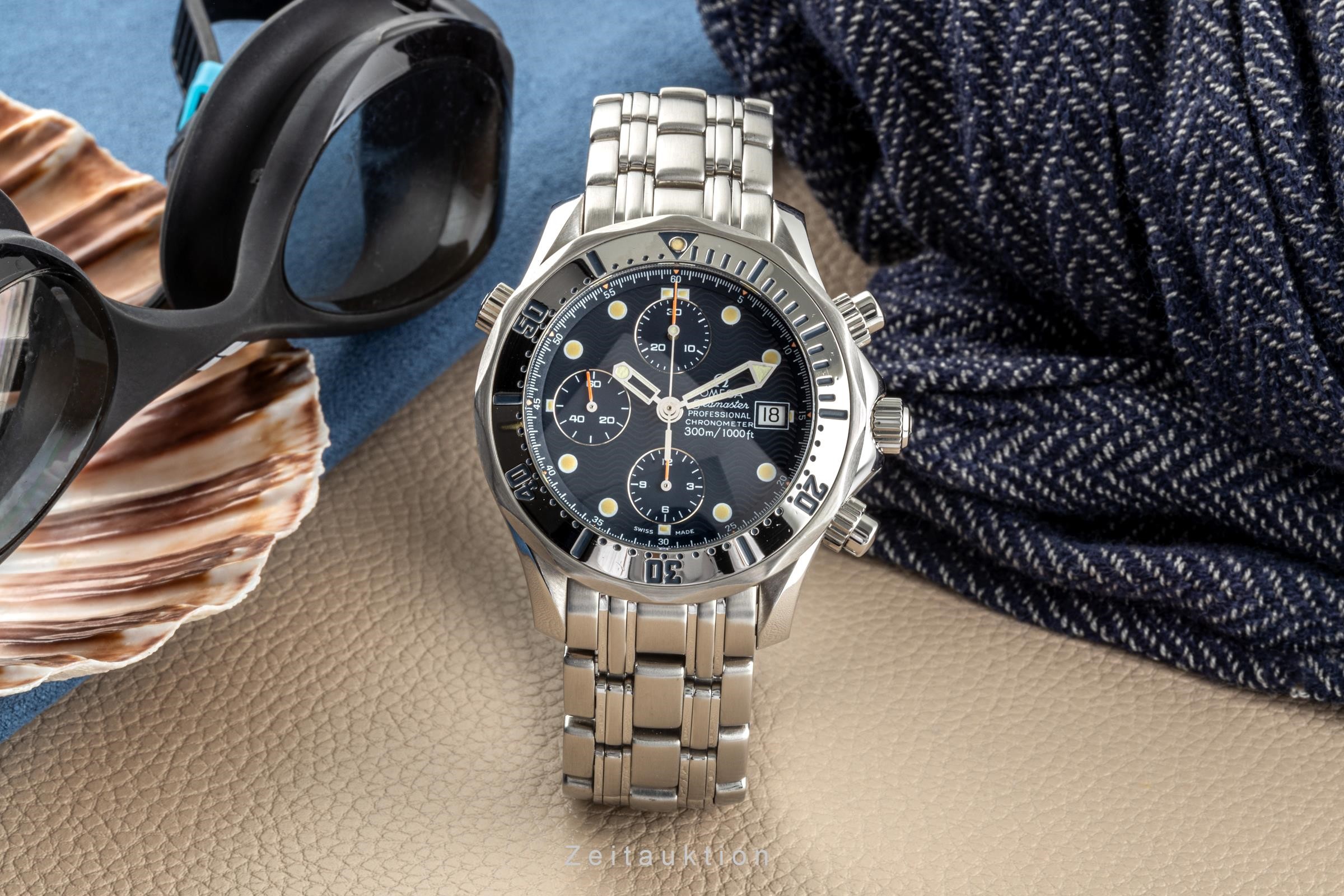 Omega Seamaster chronograph steel automatic Kal. 1154 Ref. 2598.80.00 2300375