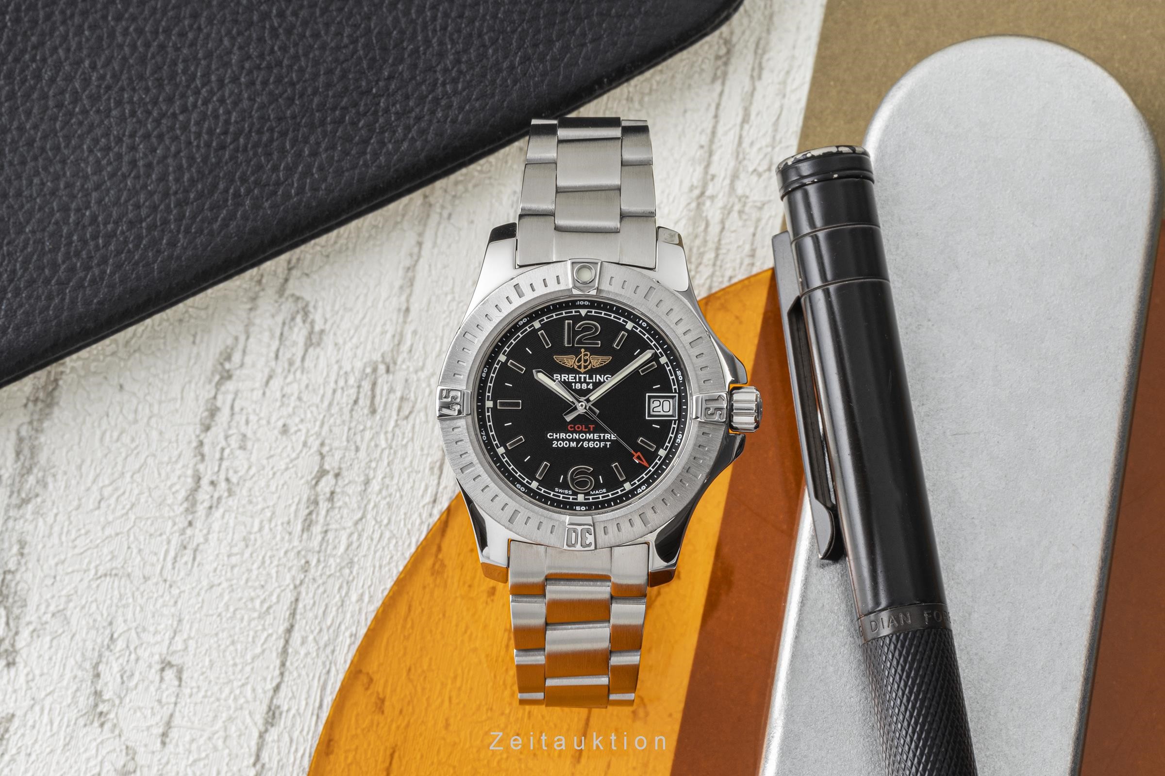Breitling Colt Stahl Quarz Kal. B77 Ref. A7738811/BD46  | Zeitauktion