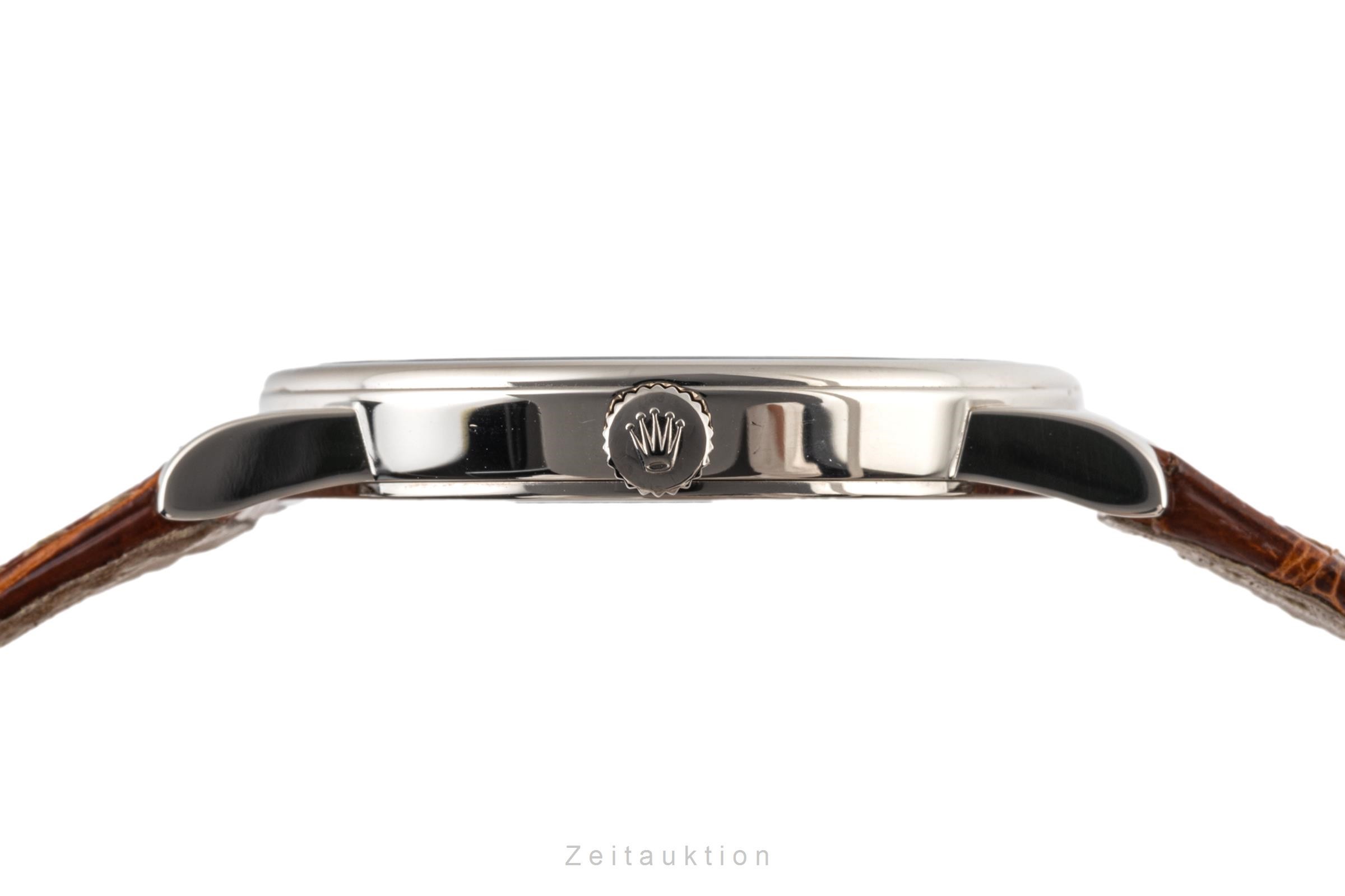 Rolex Cellini 18 ct white gold manual winding Kal. 1602 Ref. 5115  | Zeitauktion