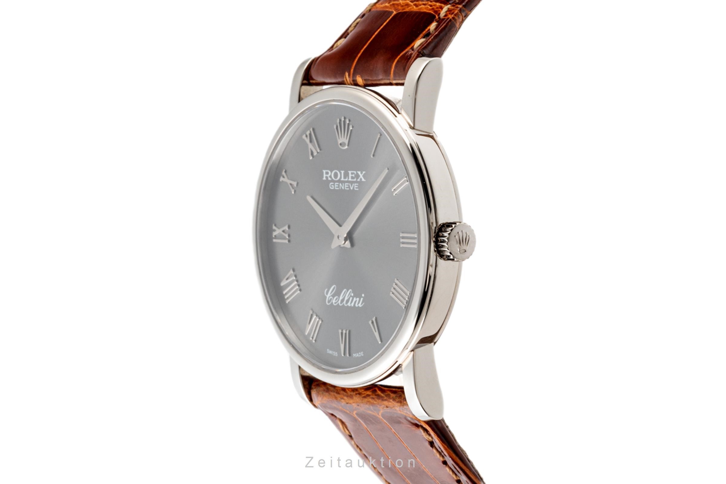 Rolex Cellini 18 ct white gold manual winding Kal. 1602 Ref. 5115  | Zeitauktion