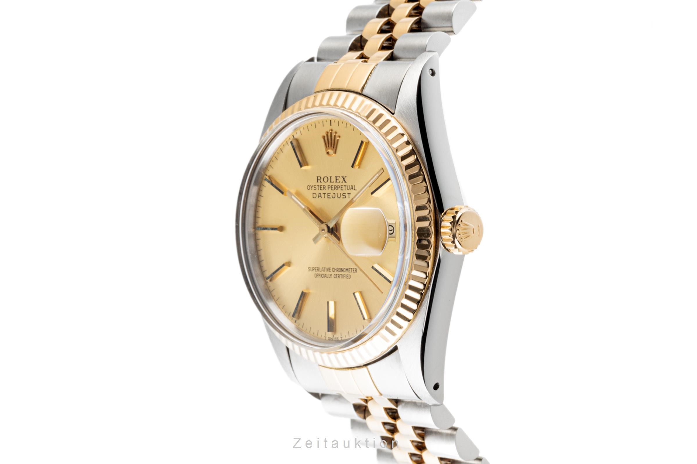 Rolex Datejust acciaio / oro automatismo Kal. 3035 Ref. 16013  | Zeitauktion