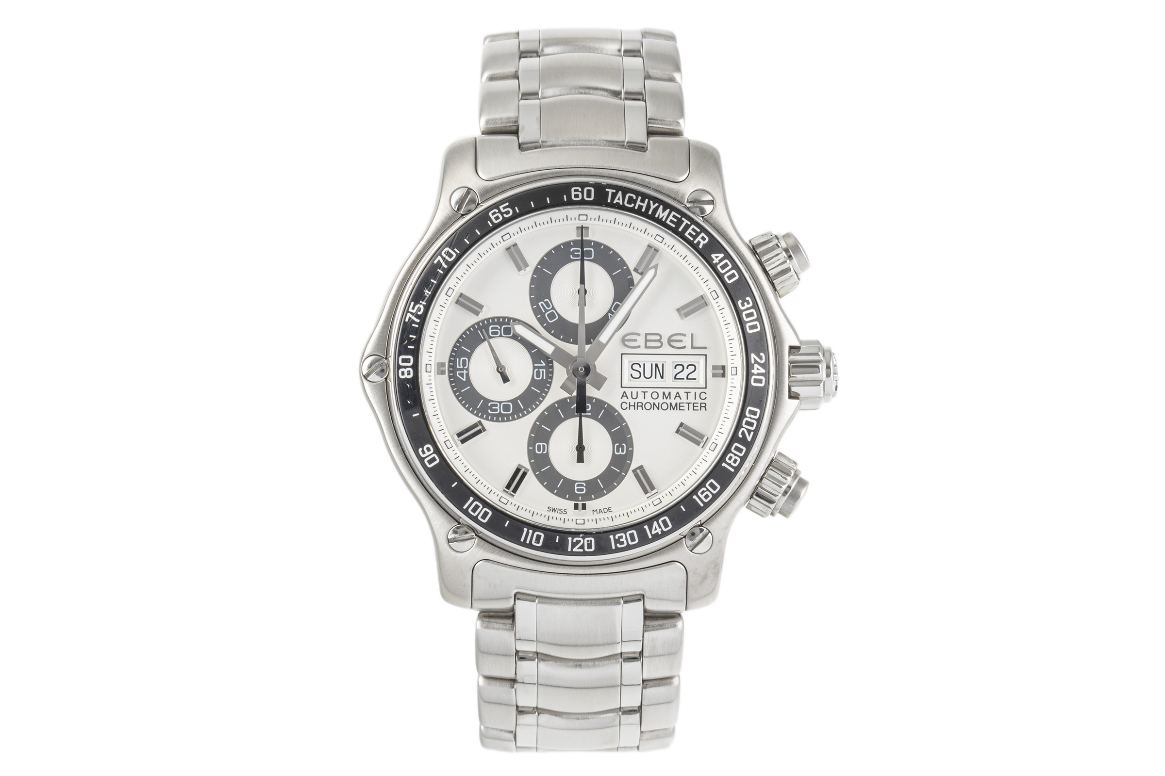 Ebel Discovery chronograph steel automatic Kal. E750 Ref. 9750L62 2300892