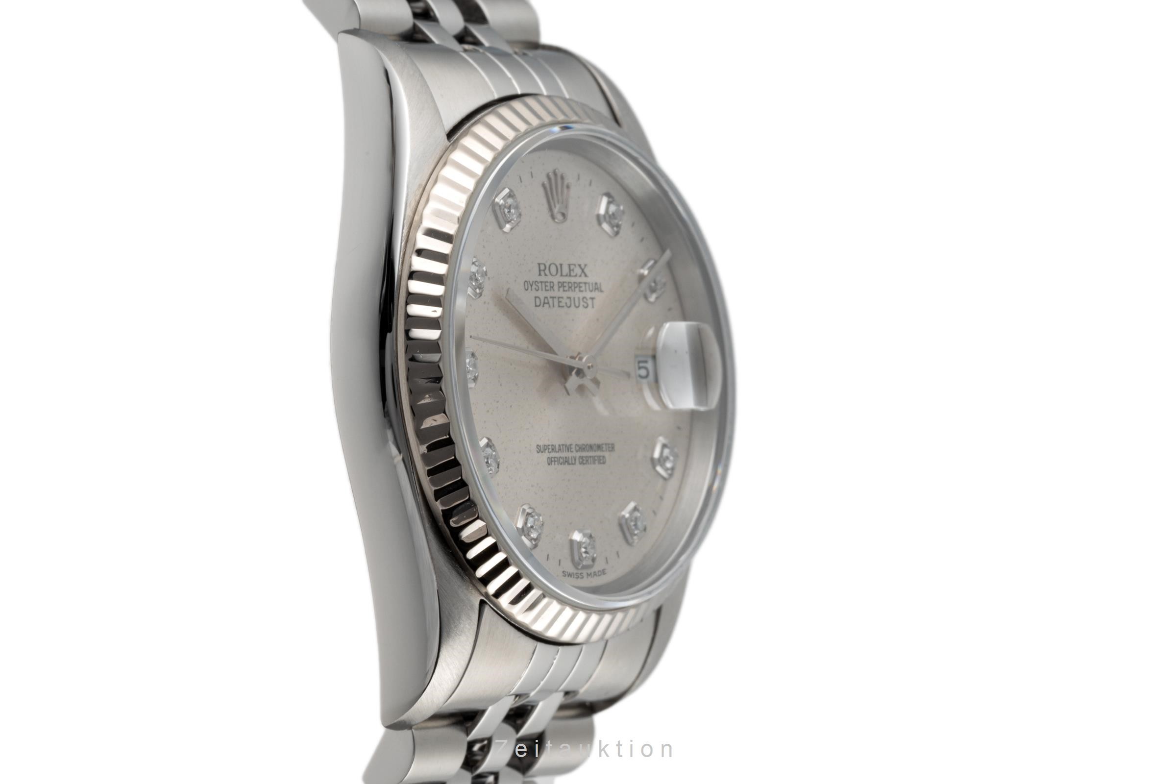 Rolex Datejust steel / white gold automatic Kal. 3135 Ref. 16234  | Zeitauktion