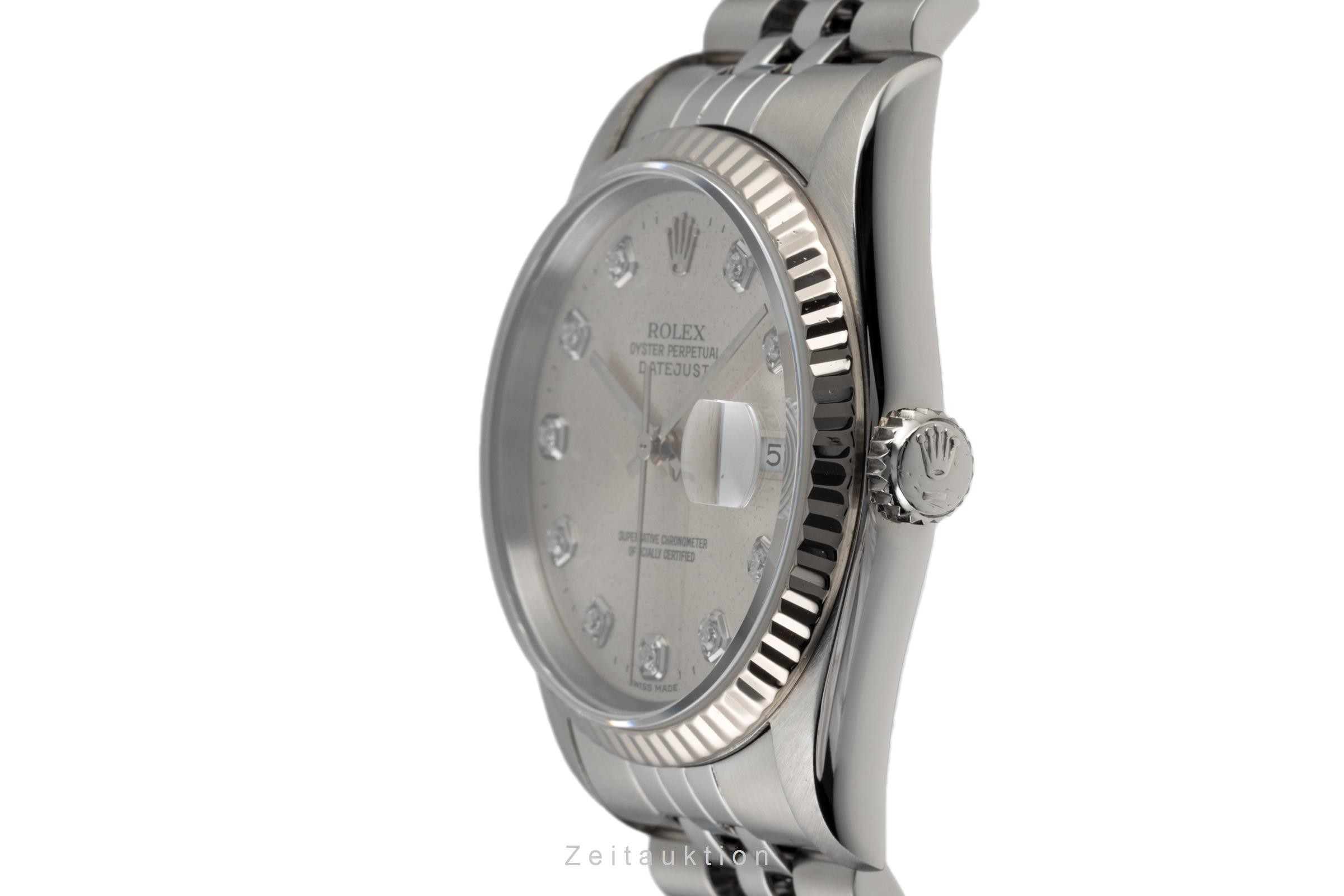 Rolex Datejust steel / white gold automatic Kal. 3135 Ref. 16234  | Zeitauktion