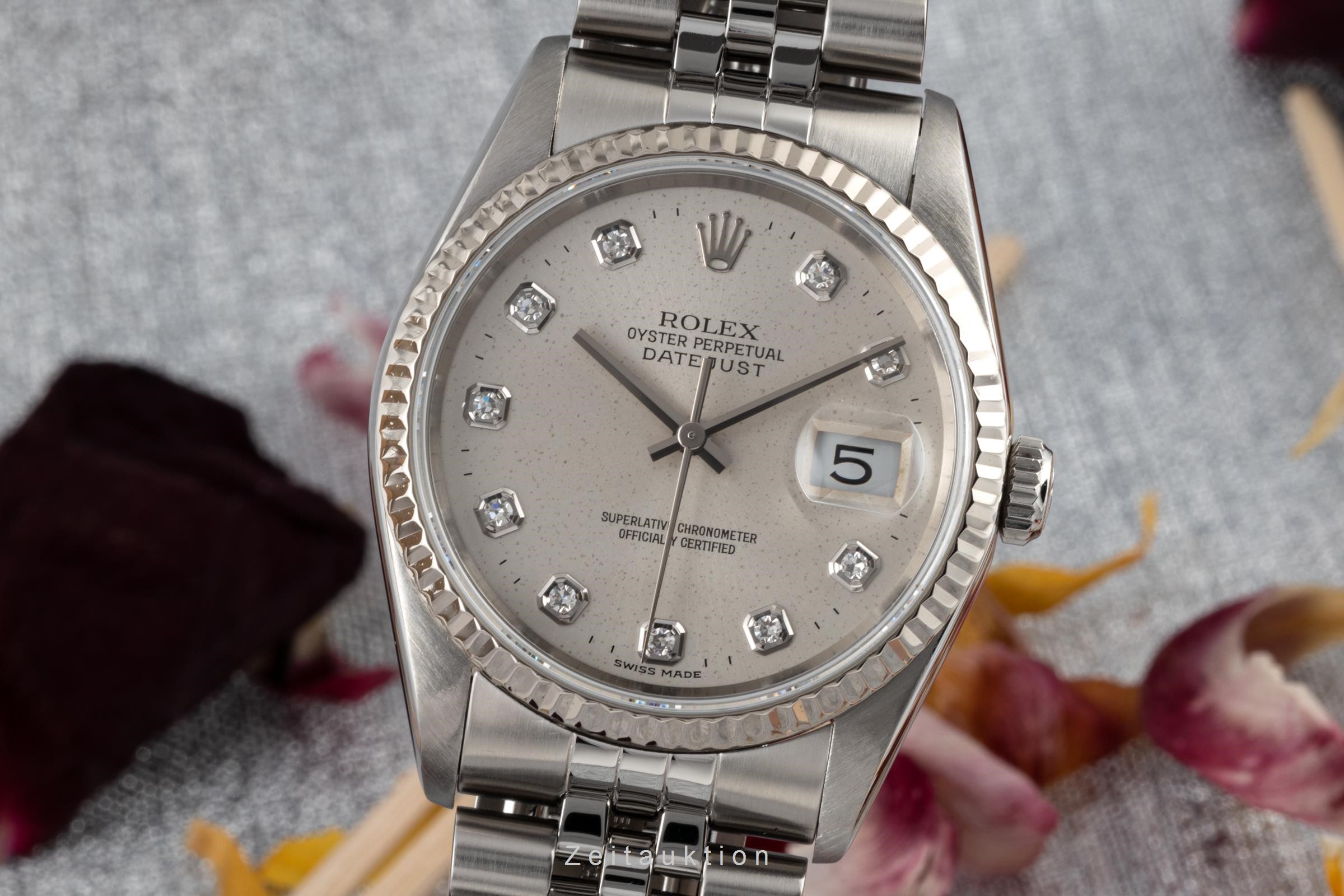 Rolex Datejust steel / white gold automatic Kal. 3135 Ref. 16234  | Zeitauktion