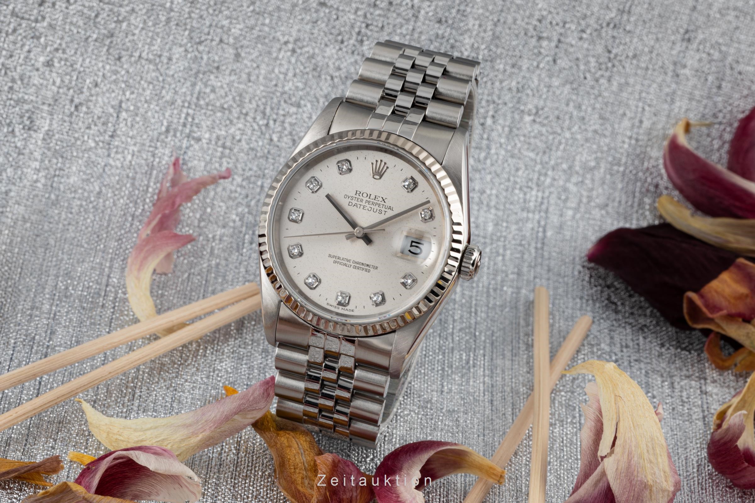 Rolex Datejust steel / white gold automatic Kal. 3135 Ref. 16234  | Zeitauktion
