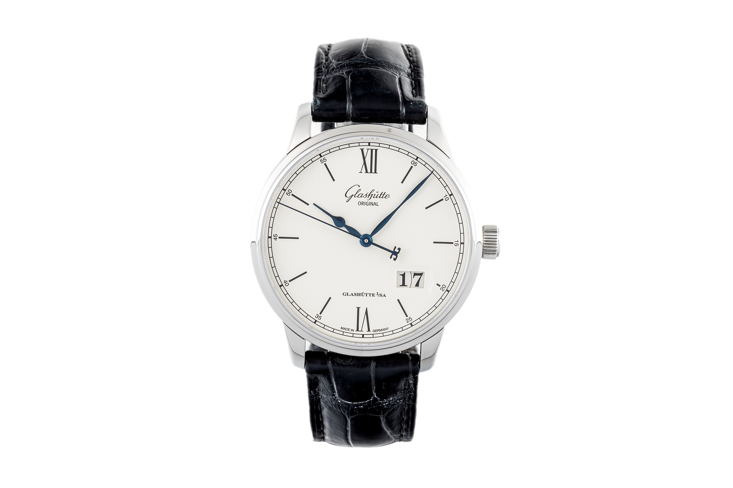 Glashütte Original Senator steel automatic Kal. GO 36 Ref. 1-36-03-01-02-30  | Zeitauktion