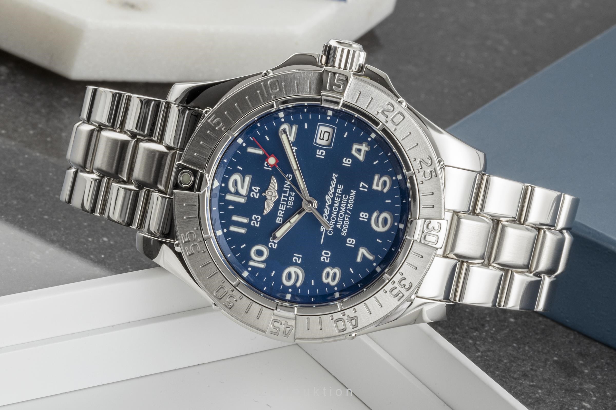 Breitling Superocean Stahl Automatik Kal. B17 Ref. A17360  | Zeitauktion