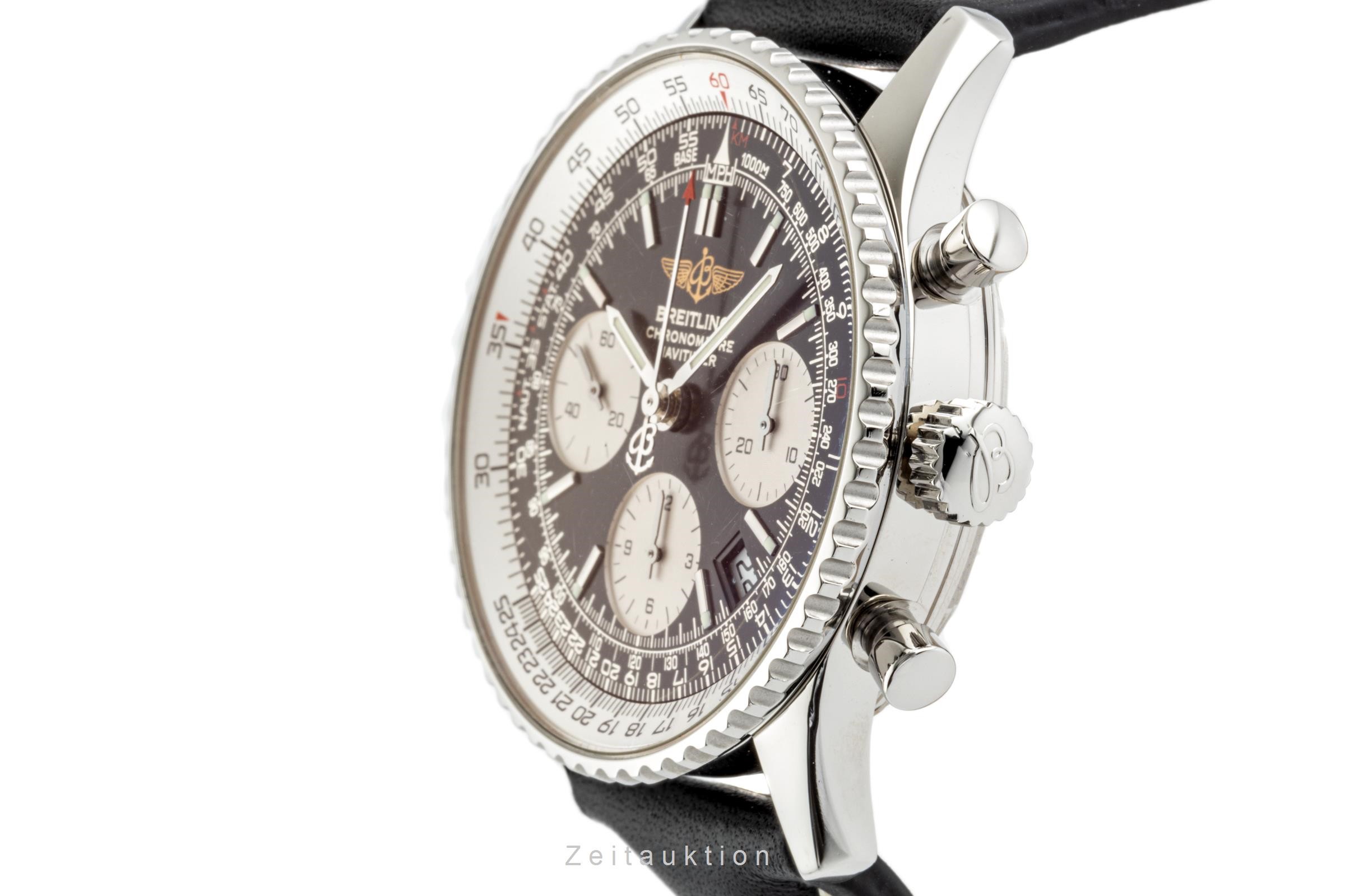 Breitling Navitimer chronograph steel automatic Kal. B23 Ref. A23322  | Zeitauktion