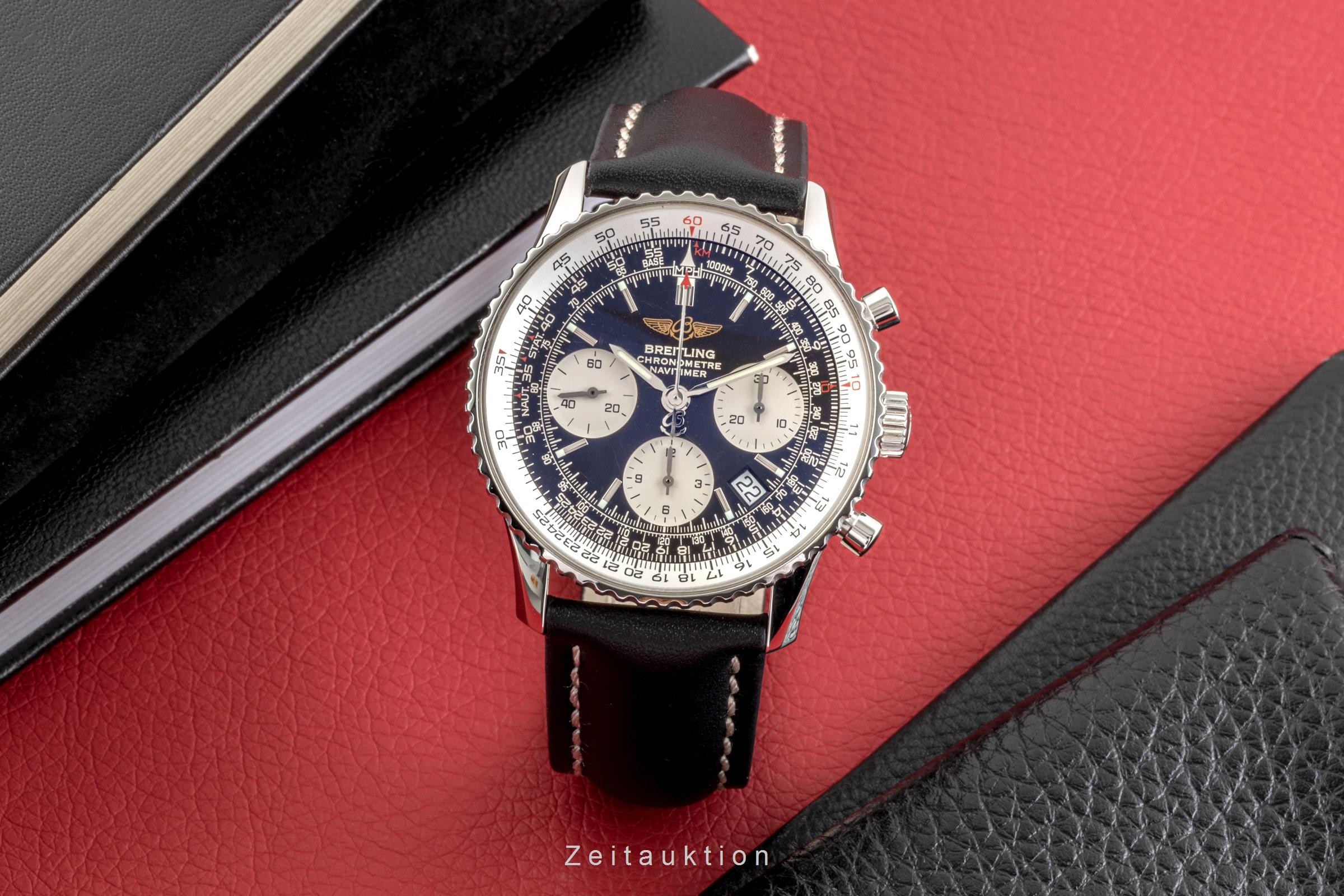 Breitling Navitimer chronograph steel automatic Kal. B23 Ref. A23322  | Zeitauktion