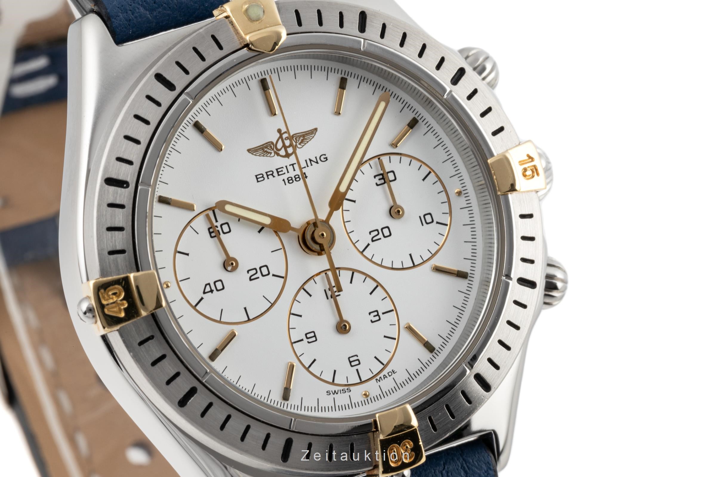 Breitling Callisto cronografo acciaio / oro carica manuale Kal. B11 Ref. B1104511A108  | Zeitauktion