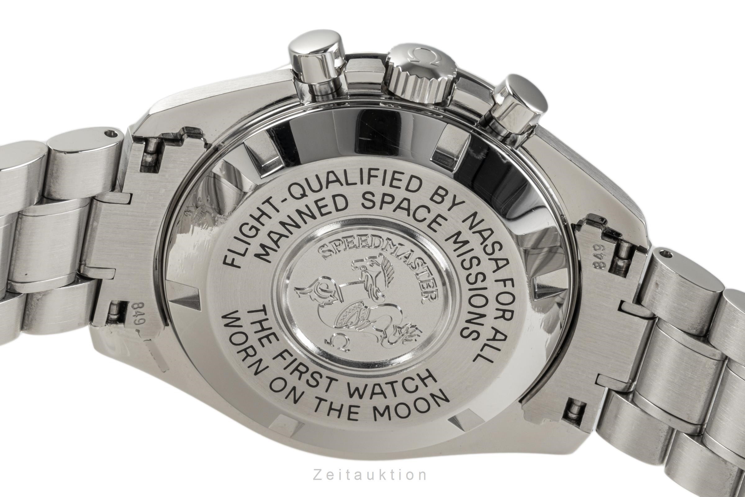 Omega Speedmaster chronograph steel manual winding Kal. 1861 Ref. 3570.40.00  | Zeitauktion