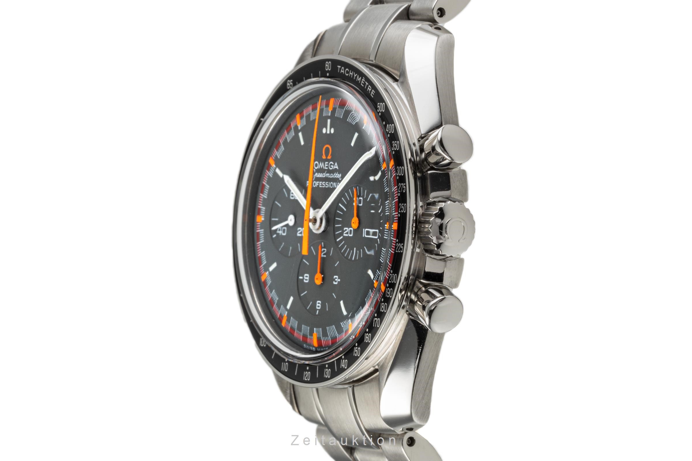Omega Speedmaster chronograph steel manual winding Kal. 1861 Ref. 3570.40.00  | Zeitauktion