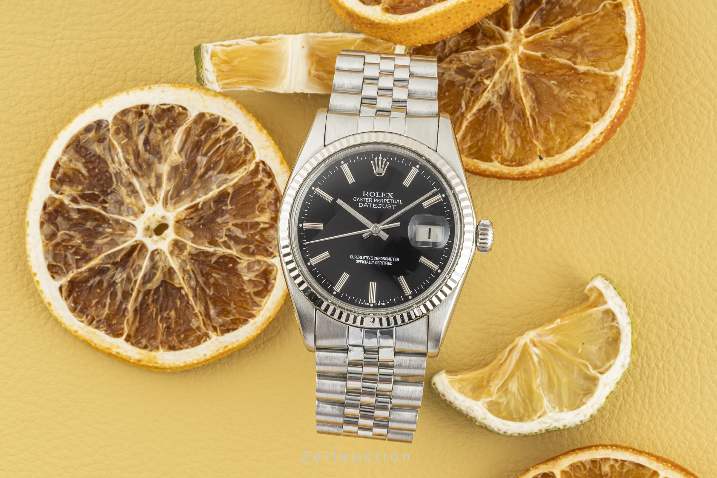 Rolex Datejust Stahl / Weissgold Automatik Kal. 3035 Ref. 16014  | Zeitauktion