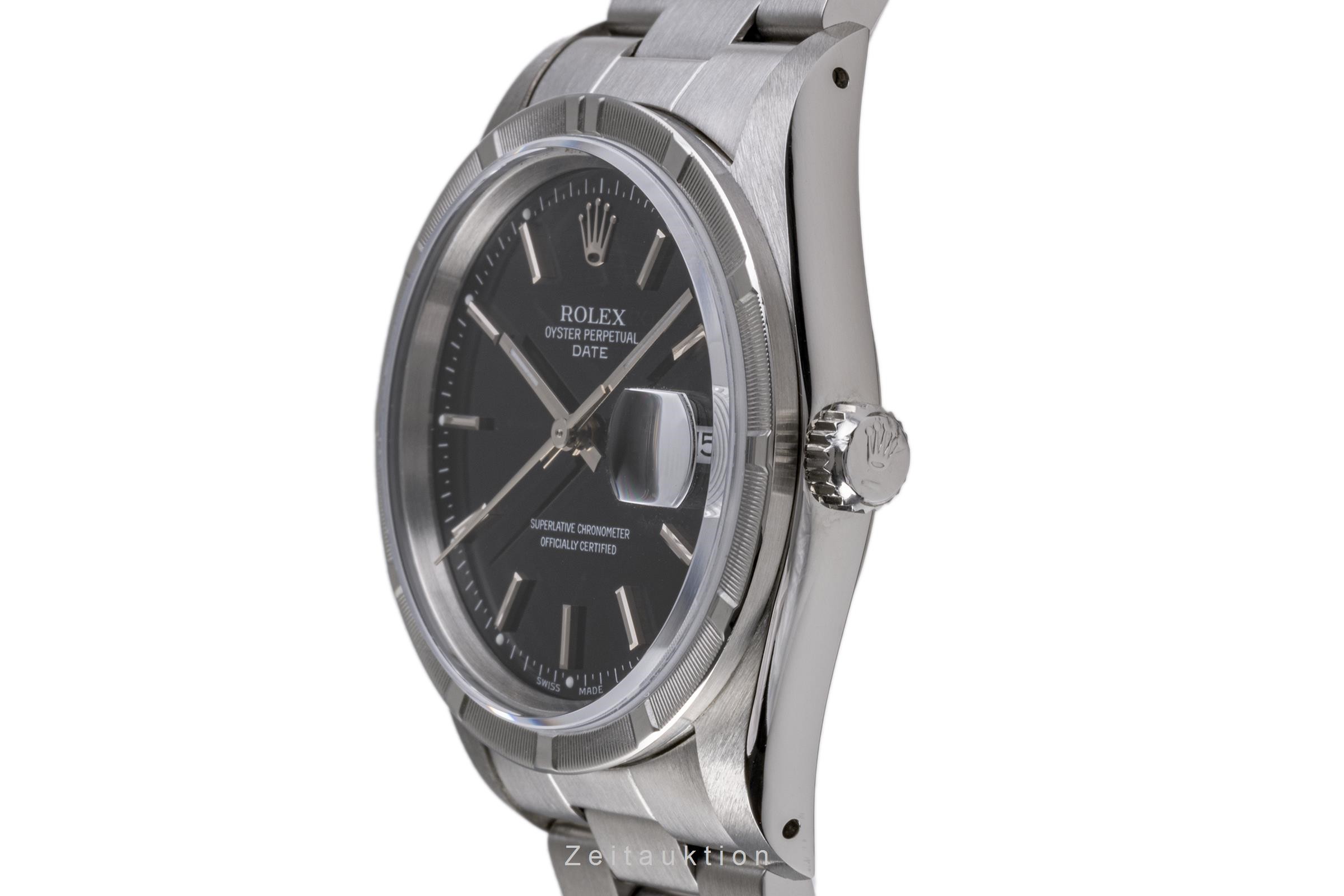 Rolex Date acero automático Kal. 3135 Ref. 15210  | Zeitauktion